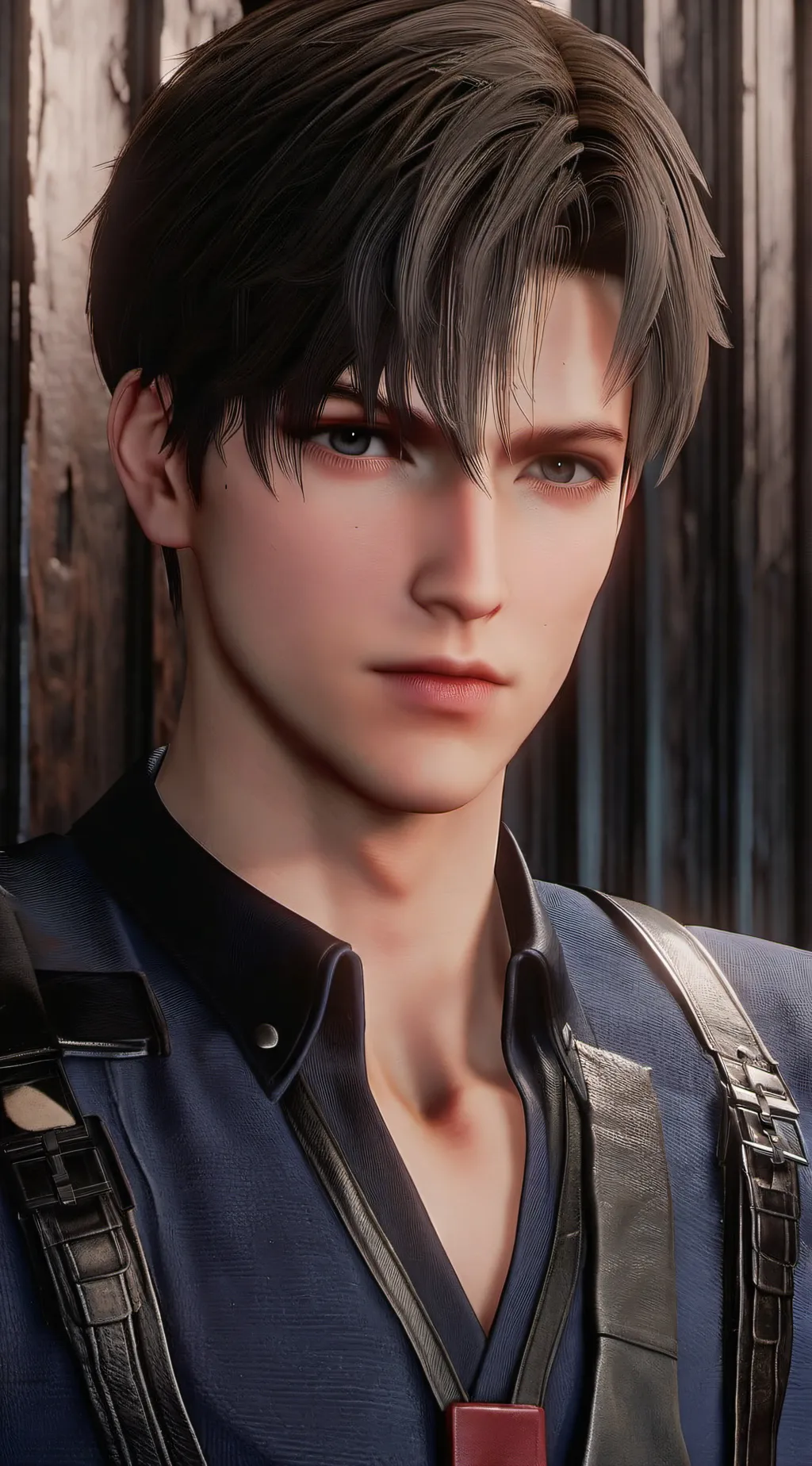 ai character: Leon background
