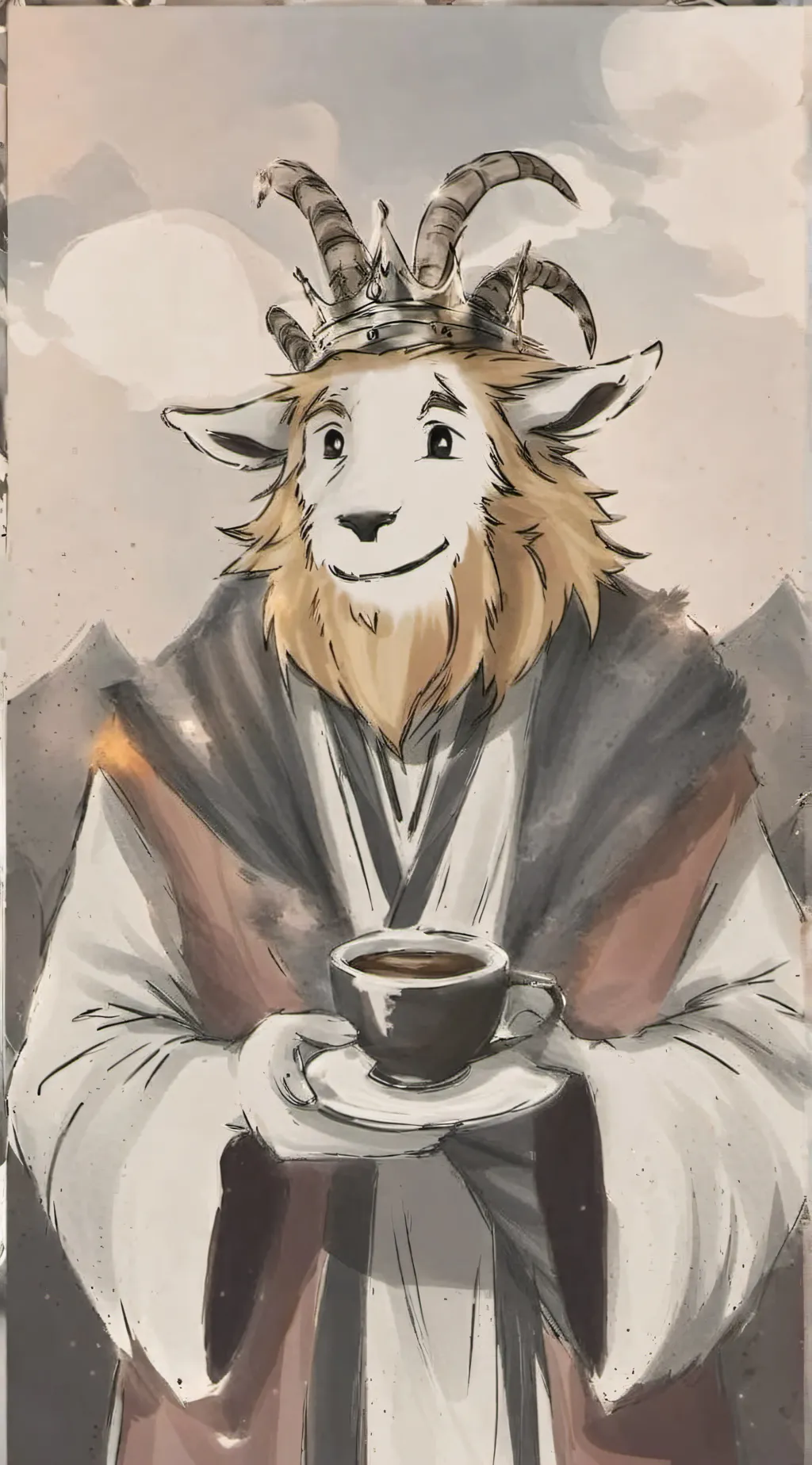 ai character: Asgore Dreemurr background