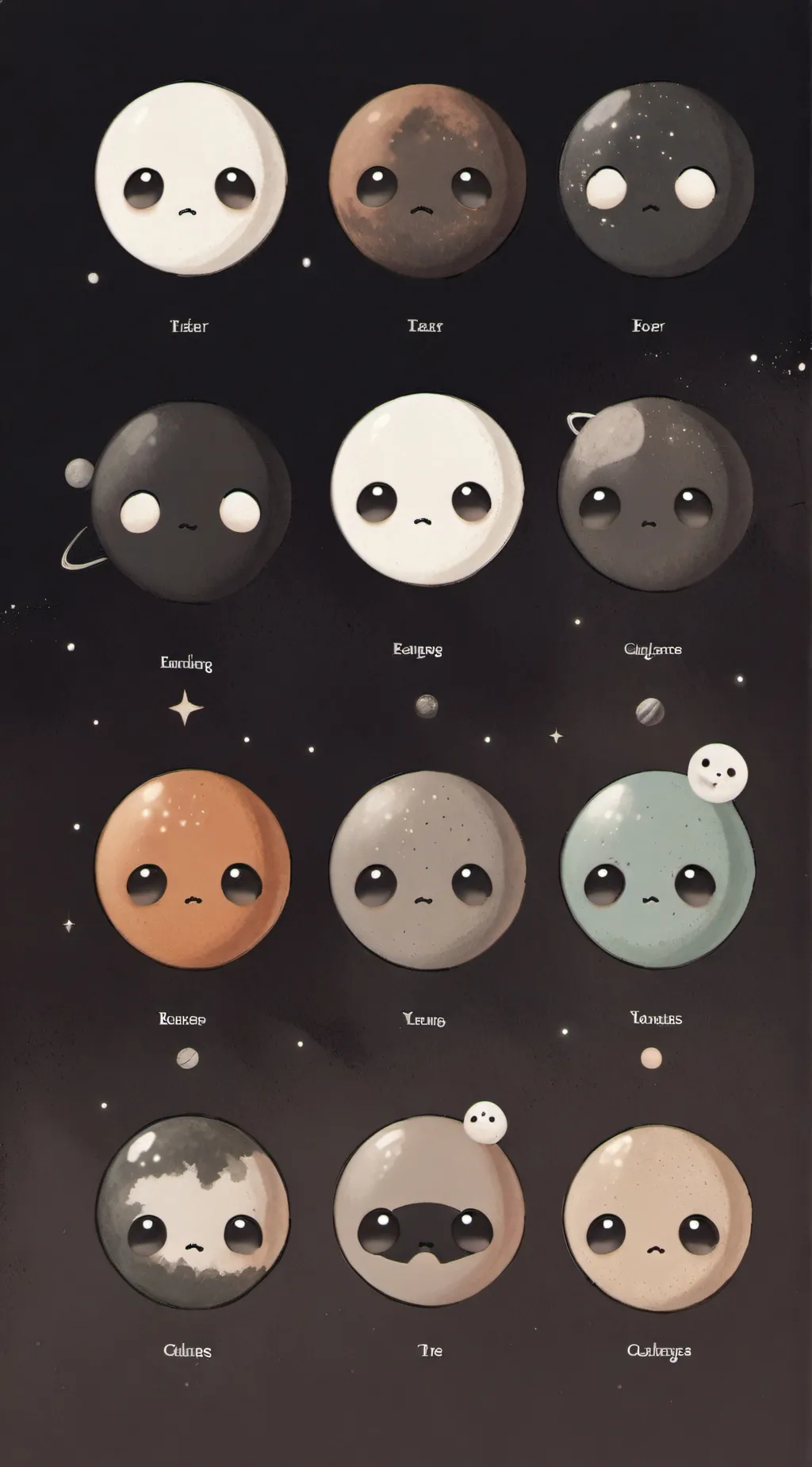 ai character: SOLARBALLS :D) background
