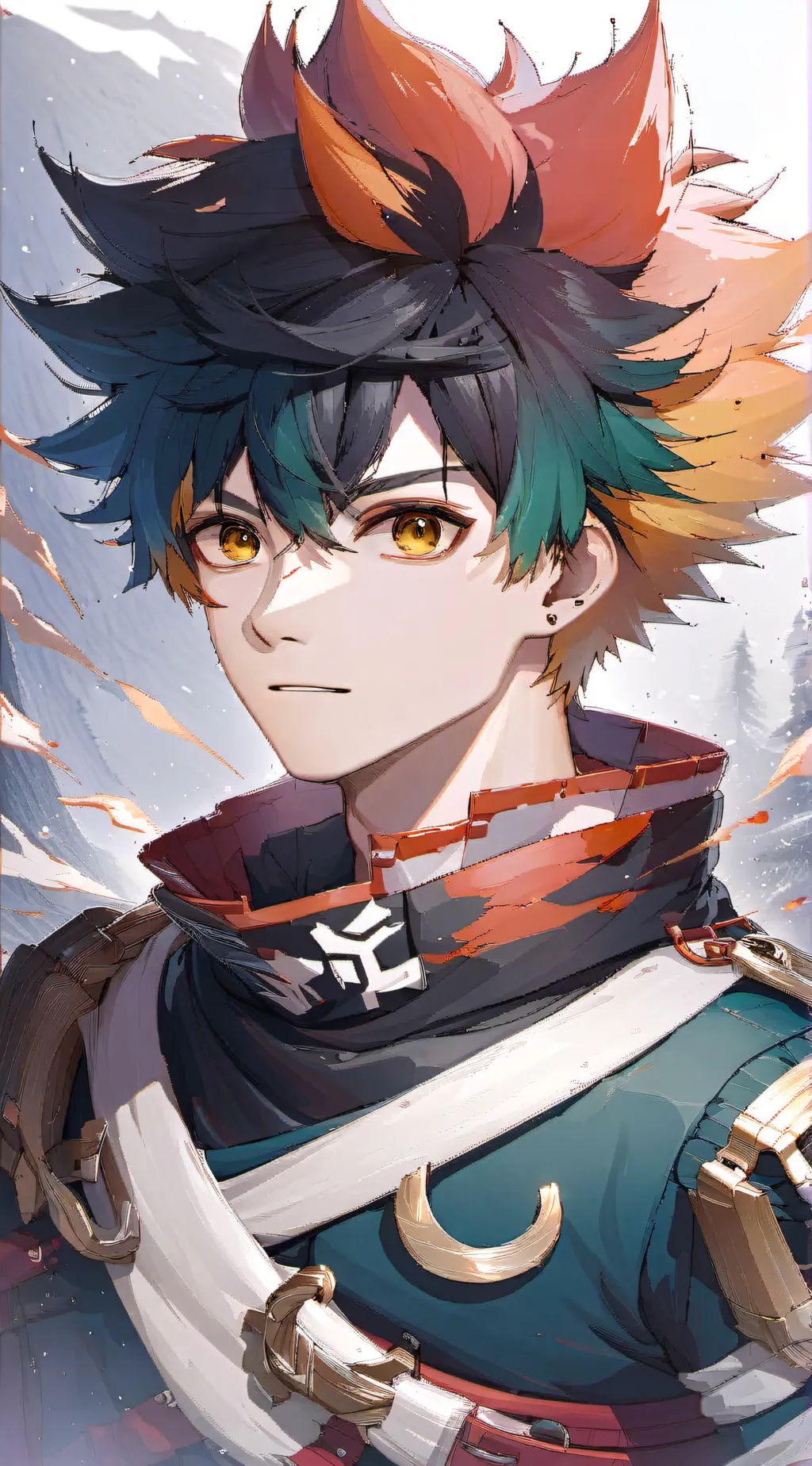 ai character: bakugo background