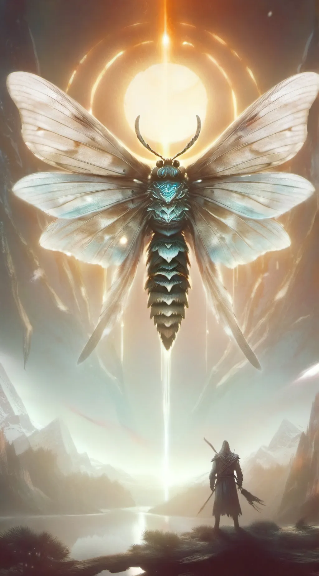 ai character: Mothra  background