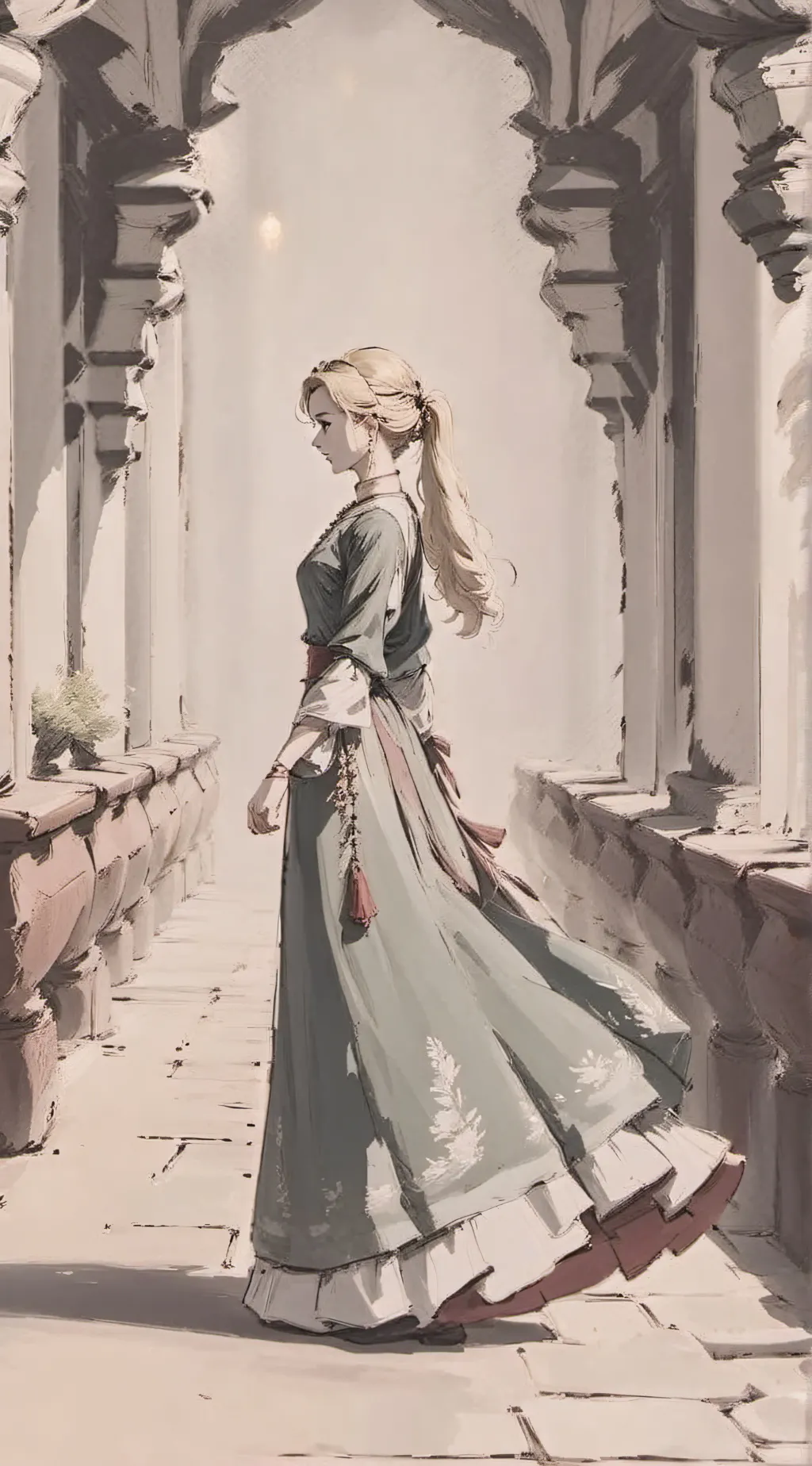 ai character: princess constance background