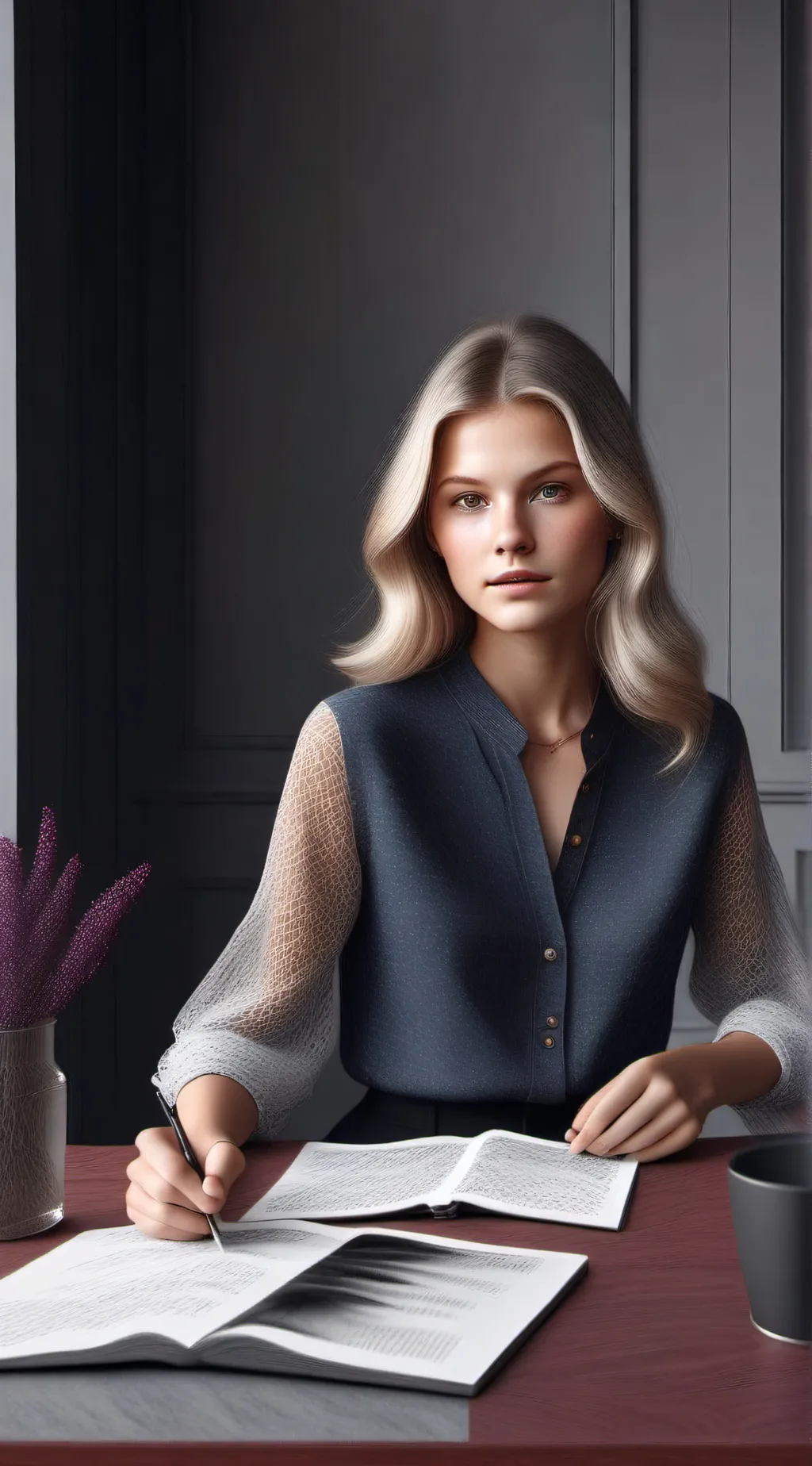ai character: Danielle  background