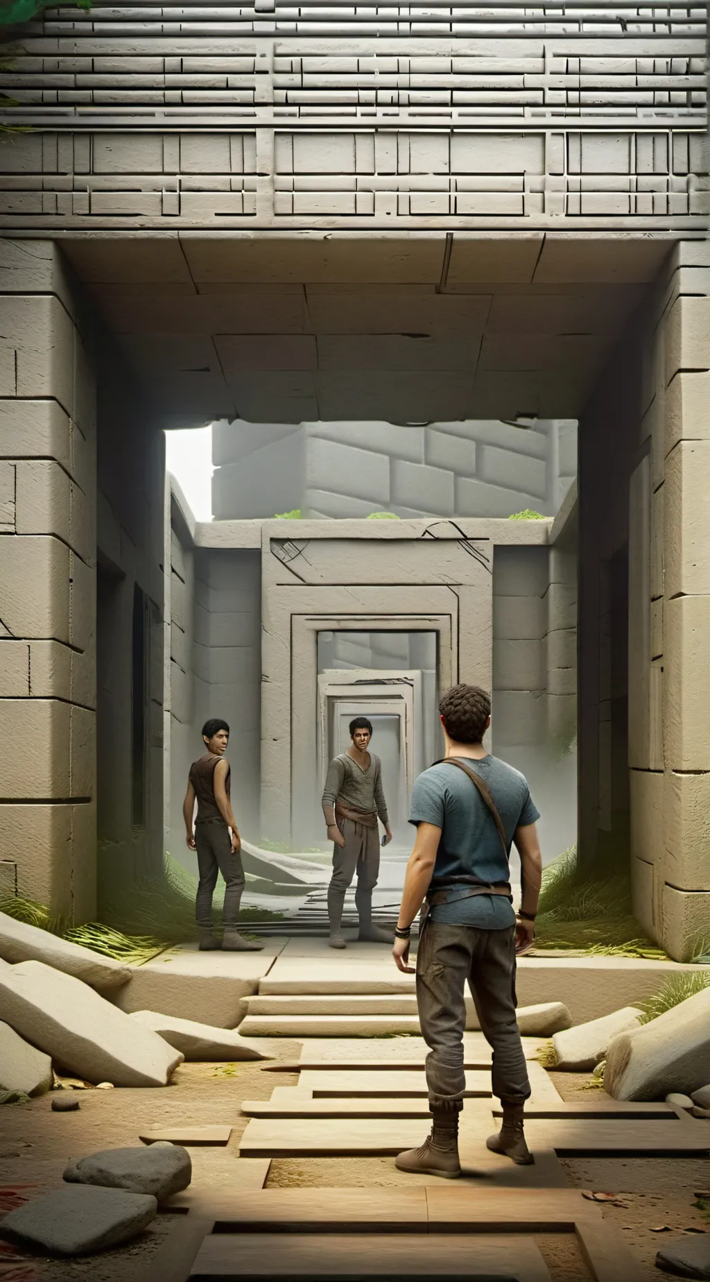 ai character: Maze runner background
