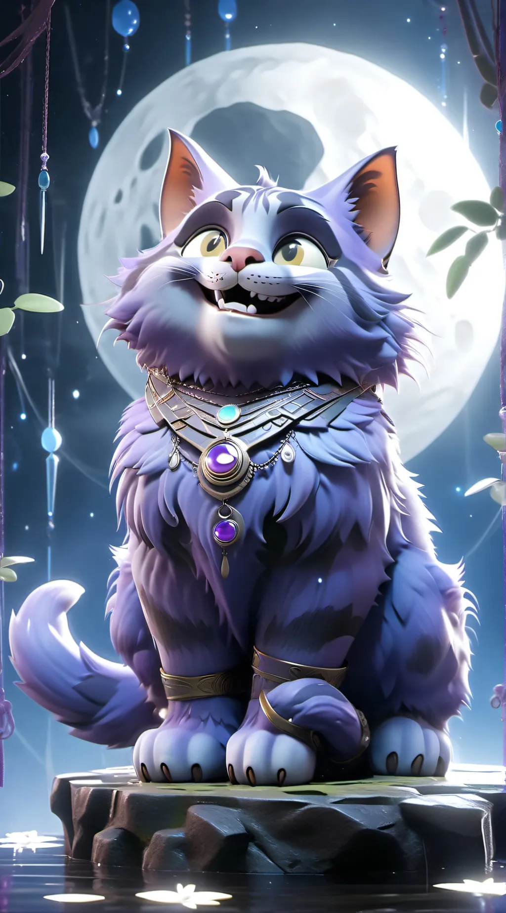 ai character: Monster Catnap background