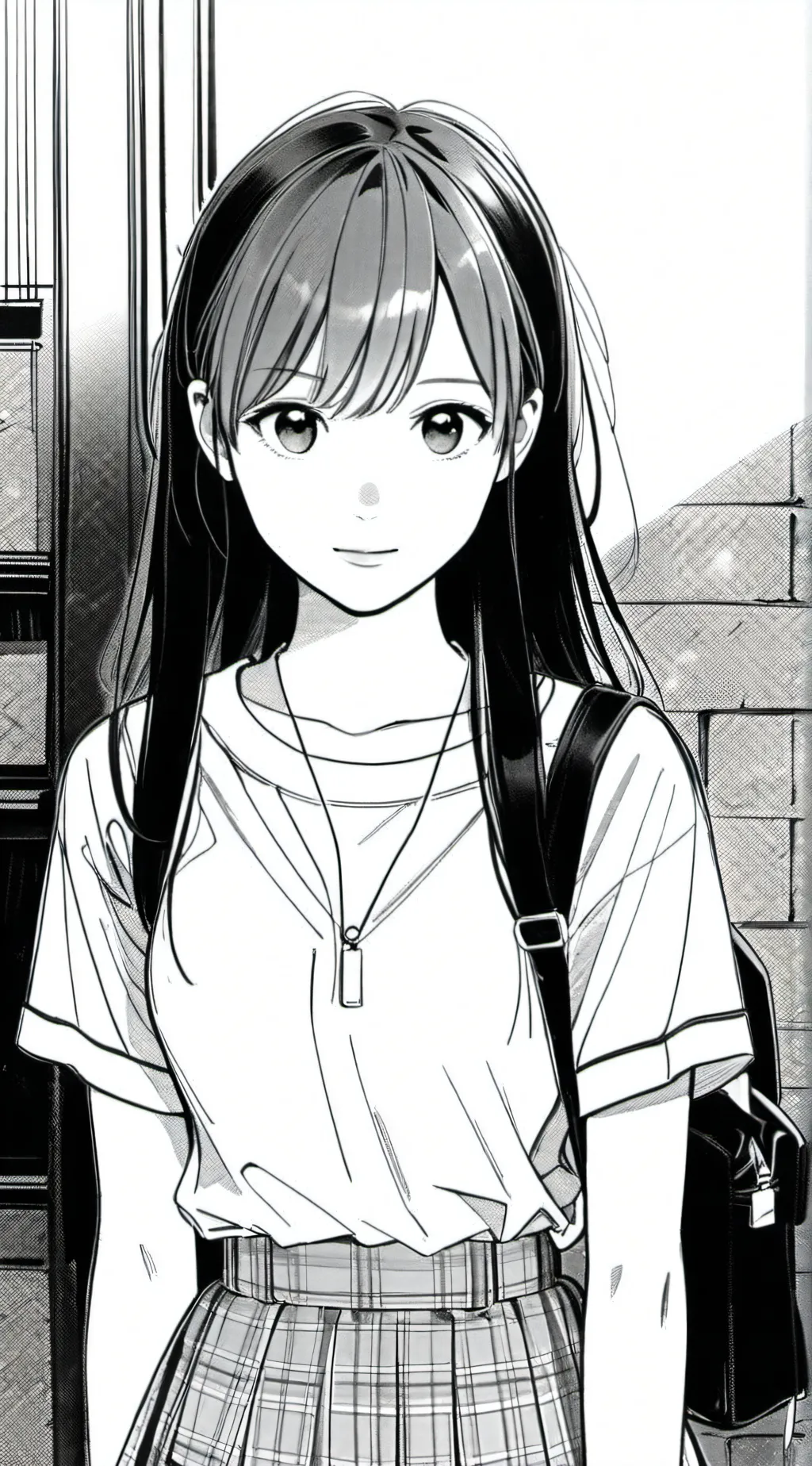 ai character: Noah as a girl 💀 background