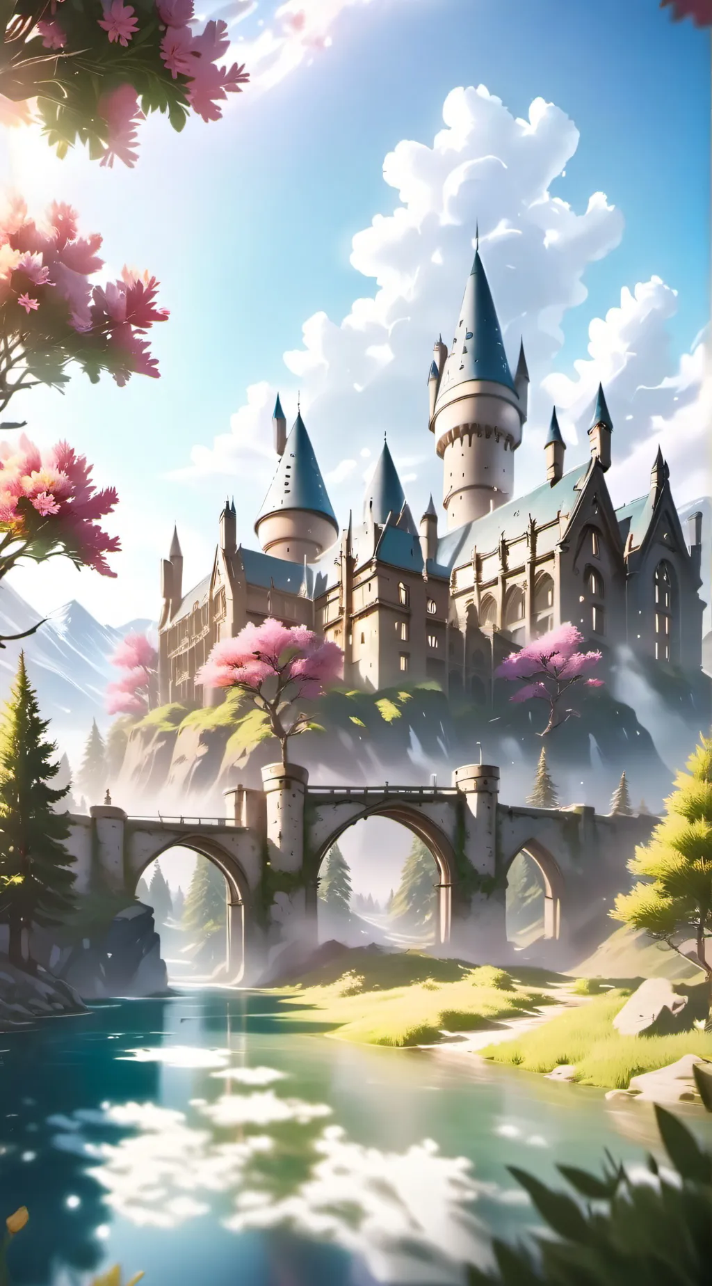 ai character: Hogwarts  background