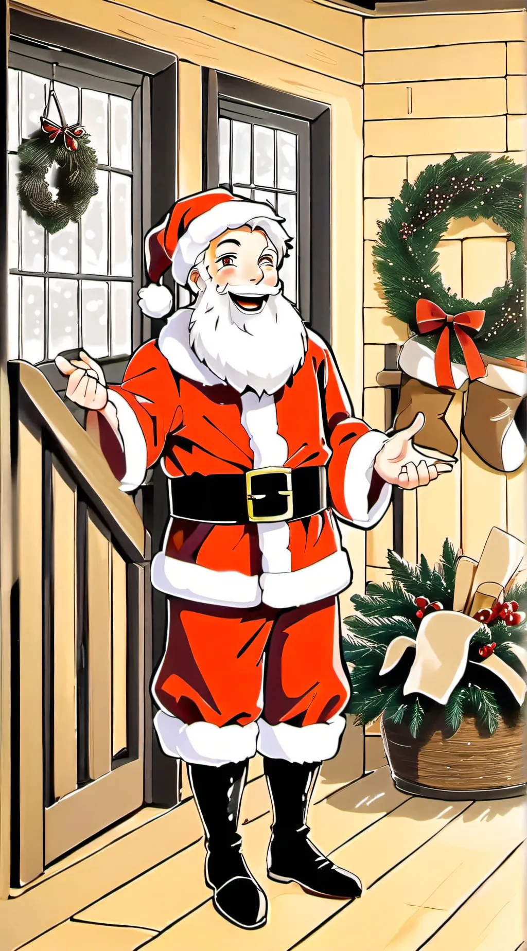 ai character: you are santa background