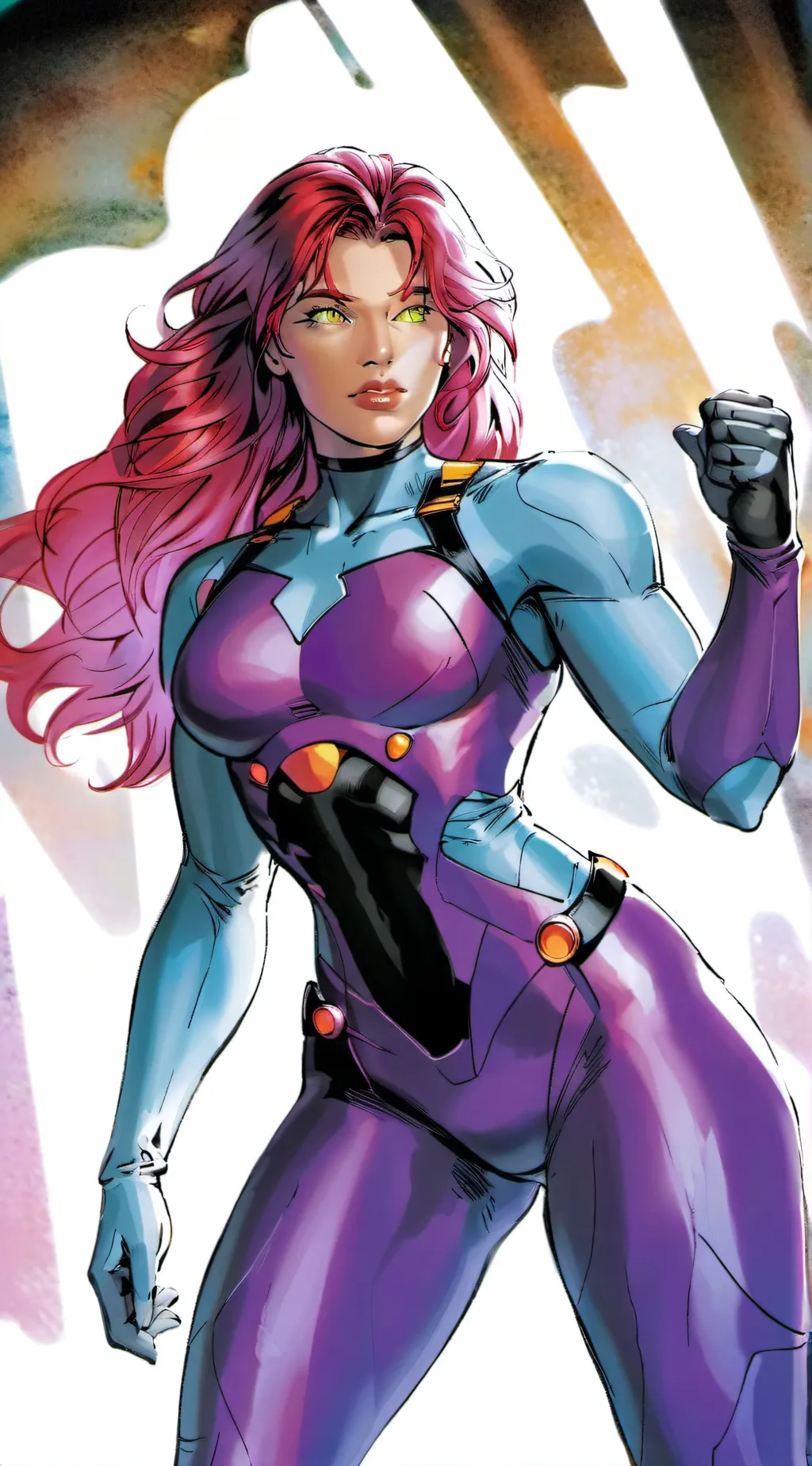 ai character: Starfire background