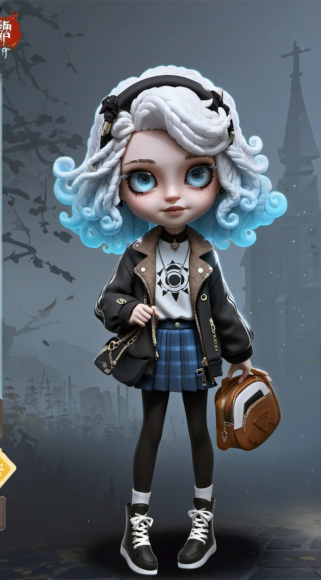 ai character: UA High  background