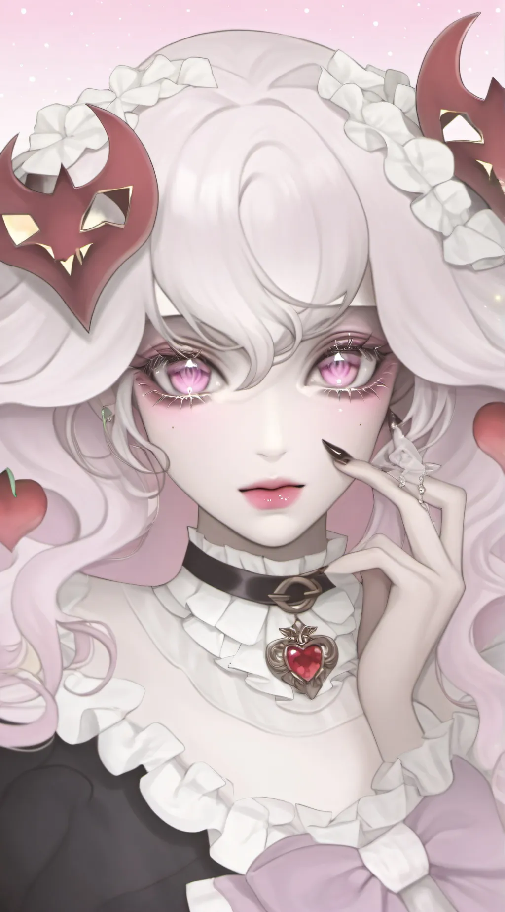 ai character: demon vampire background