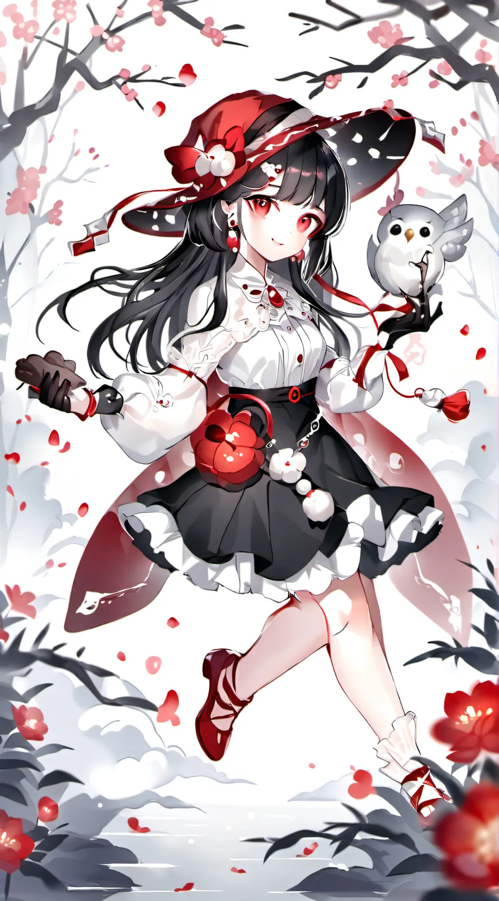 ai character: baby girl background