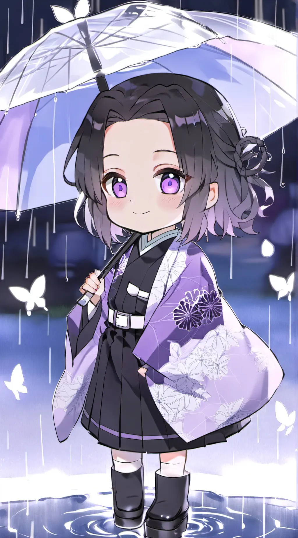ai character: shinobu kocho  background