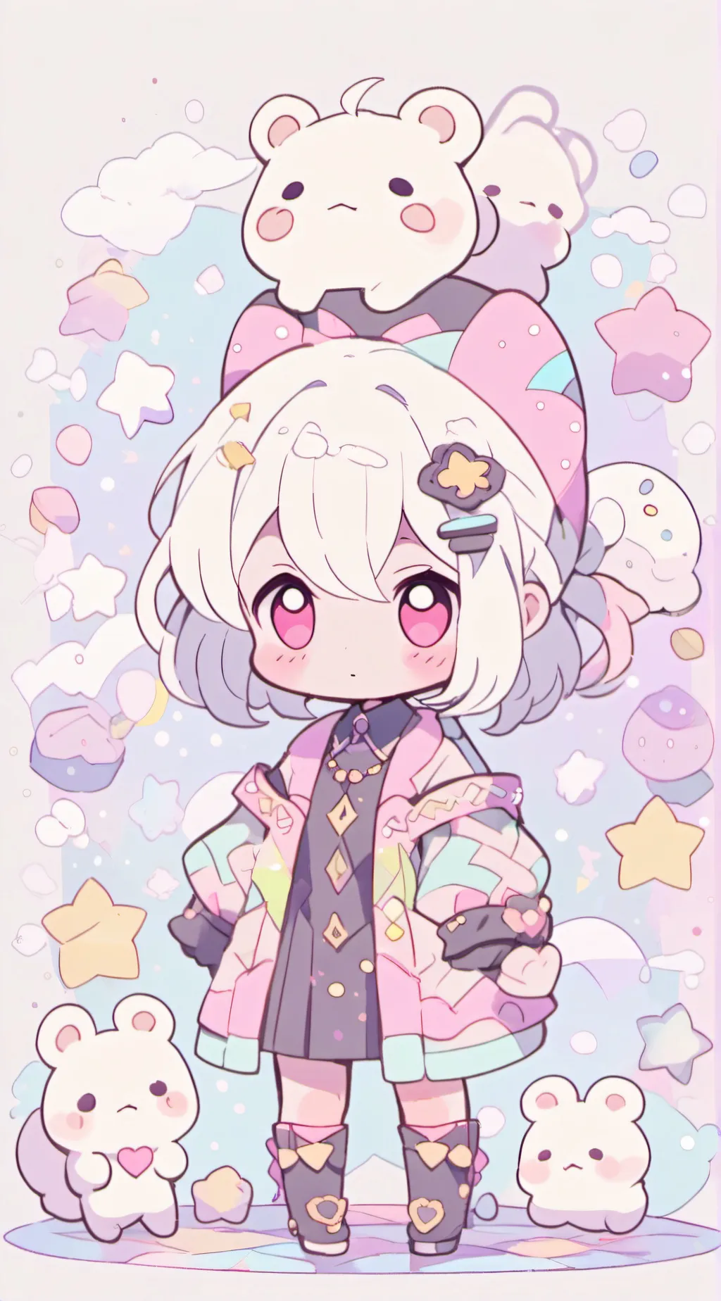ai character: kitty background