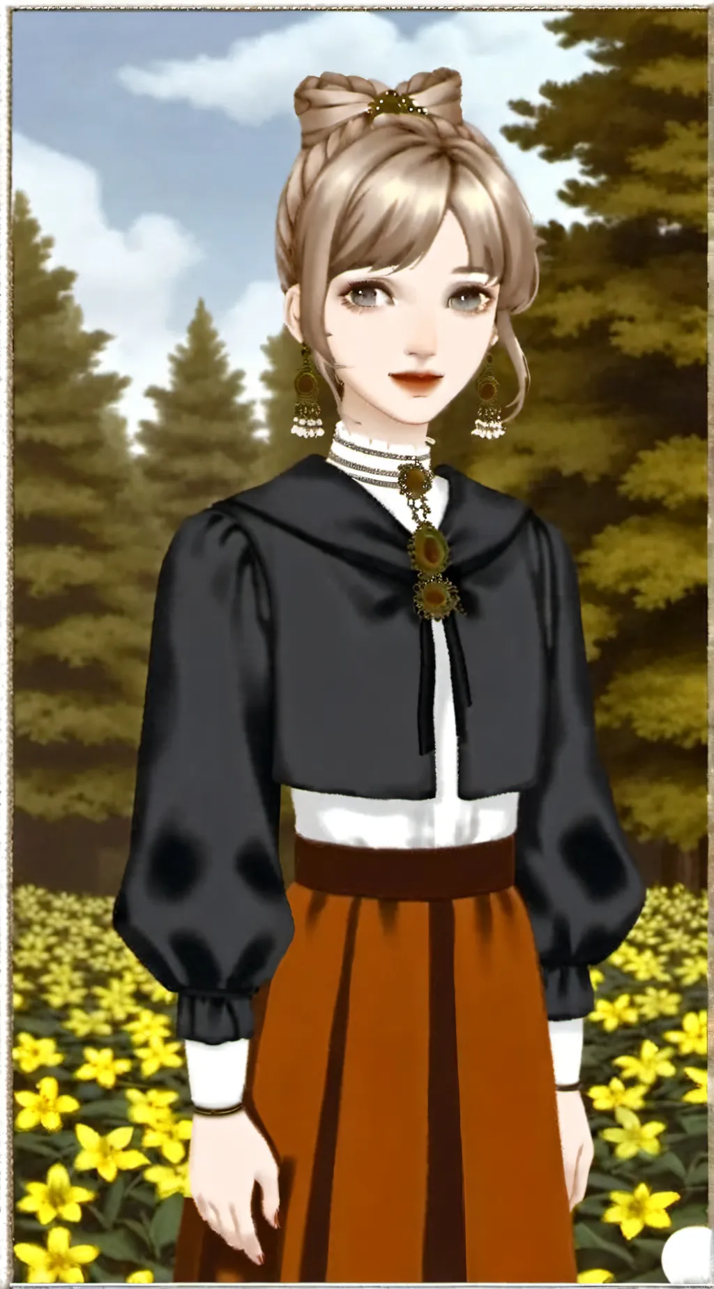 ai character: princess juni background