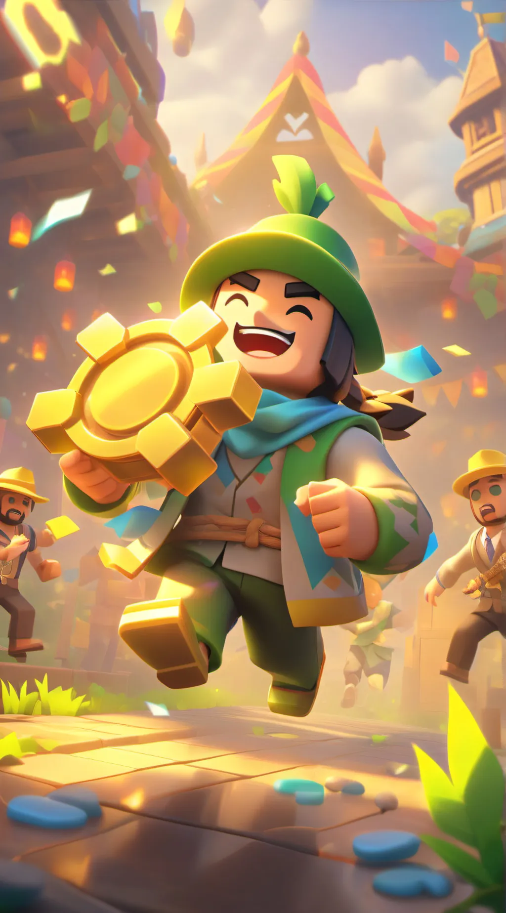 ai character: roblox robux background