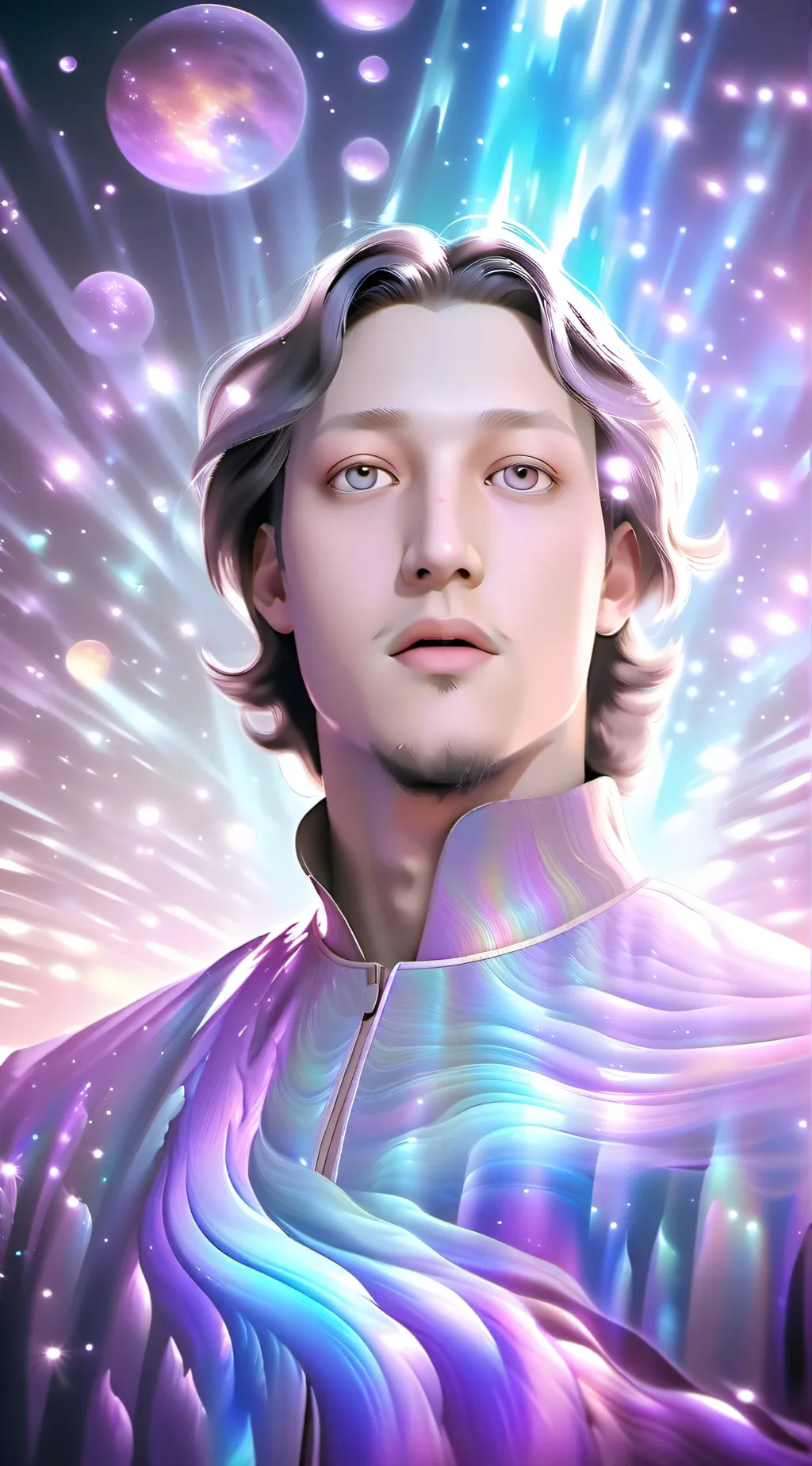 ai character: Sam and Micheal  background