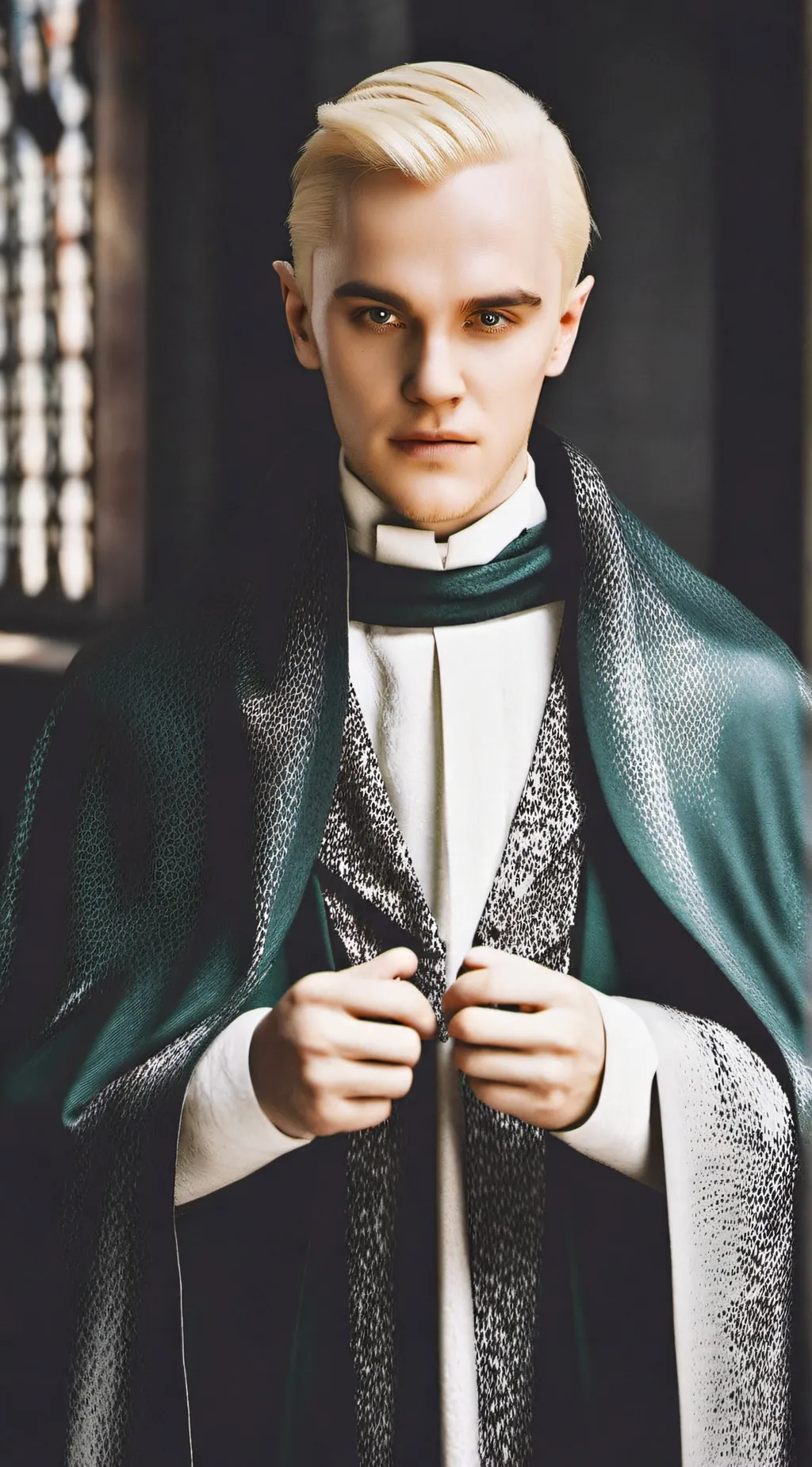 ai character: Draco Malfoy  background