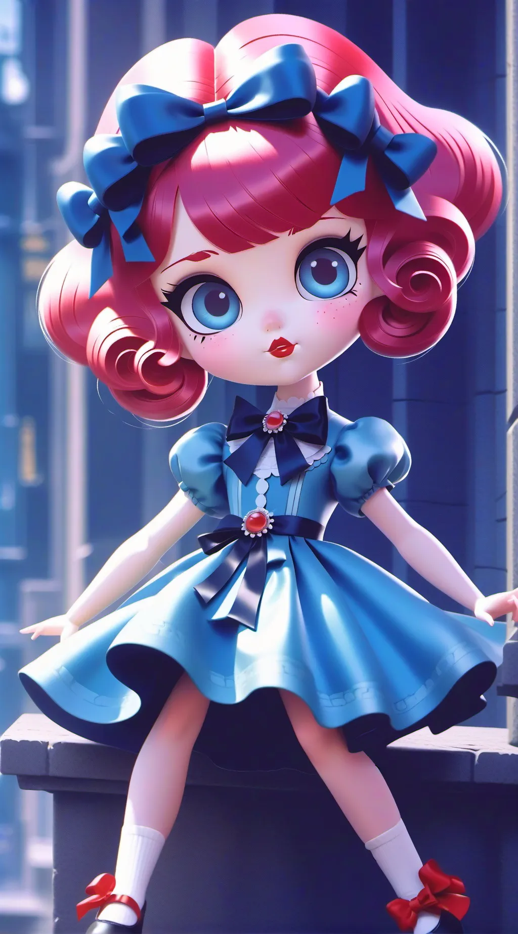 ai character: Poppy background