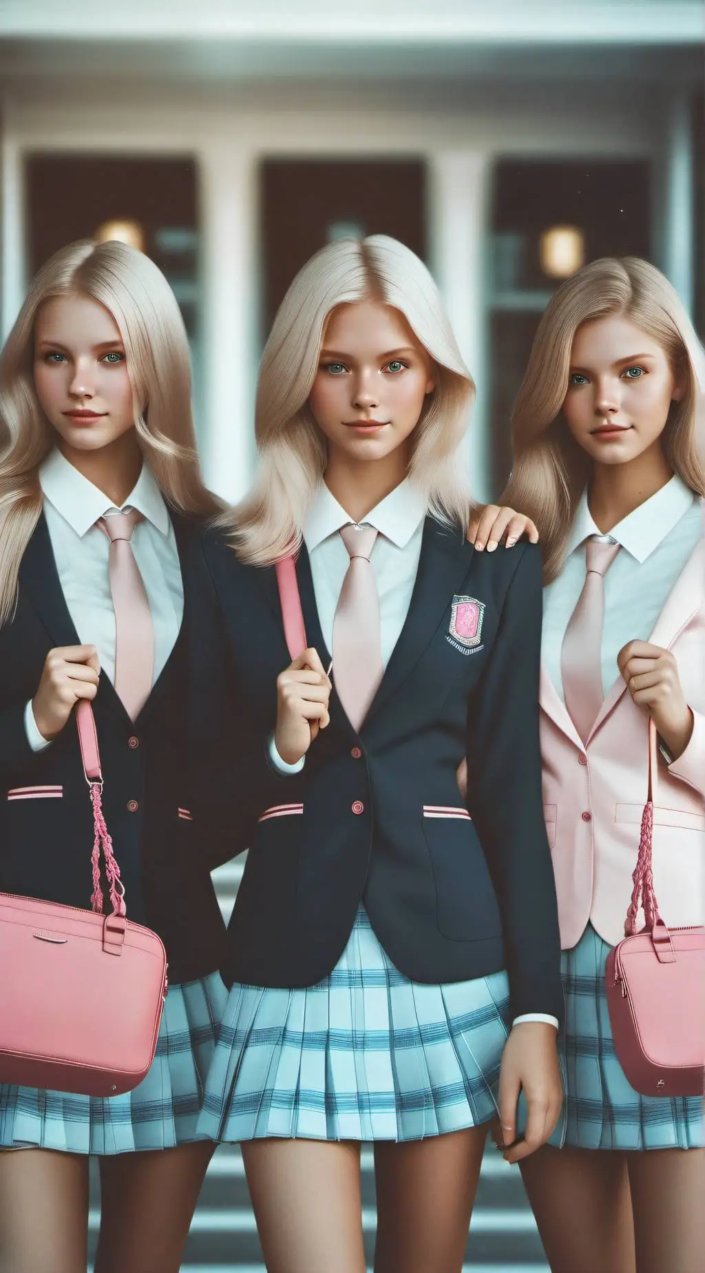 ai character: {3 Popular Girls} background