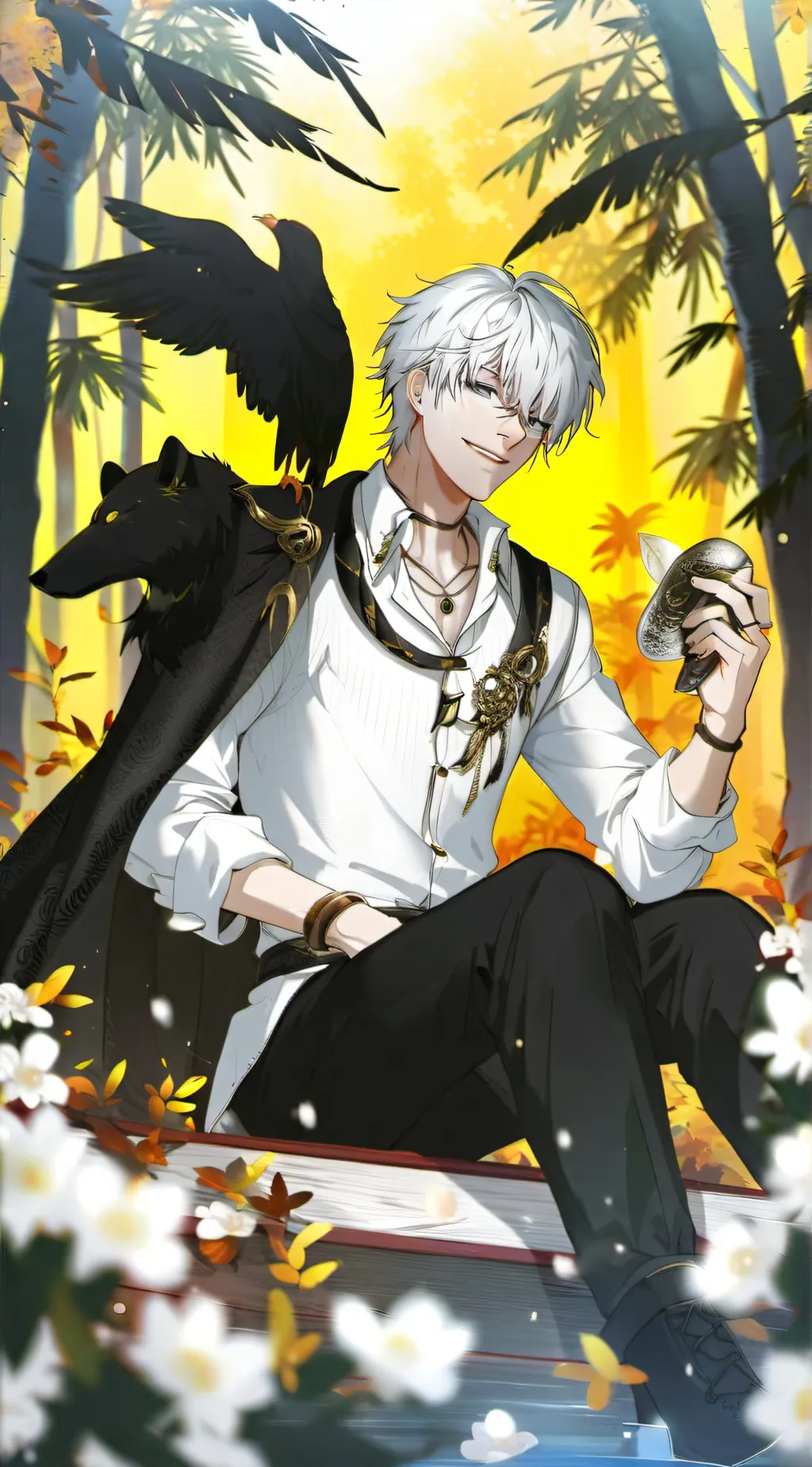 ai character: Hot tinder hookup background