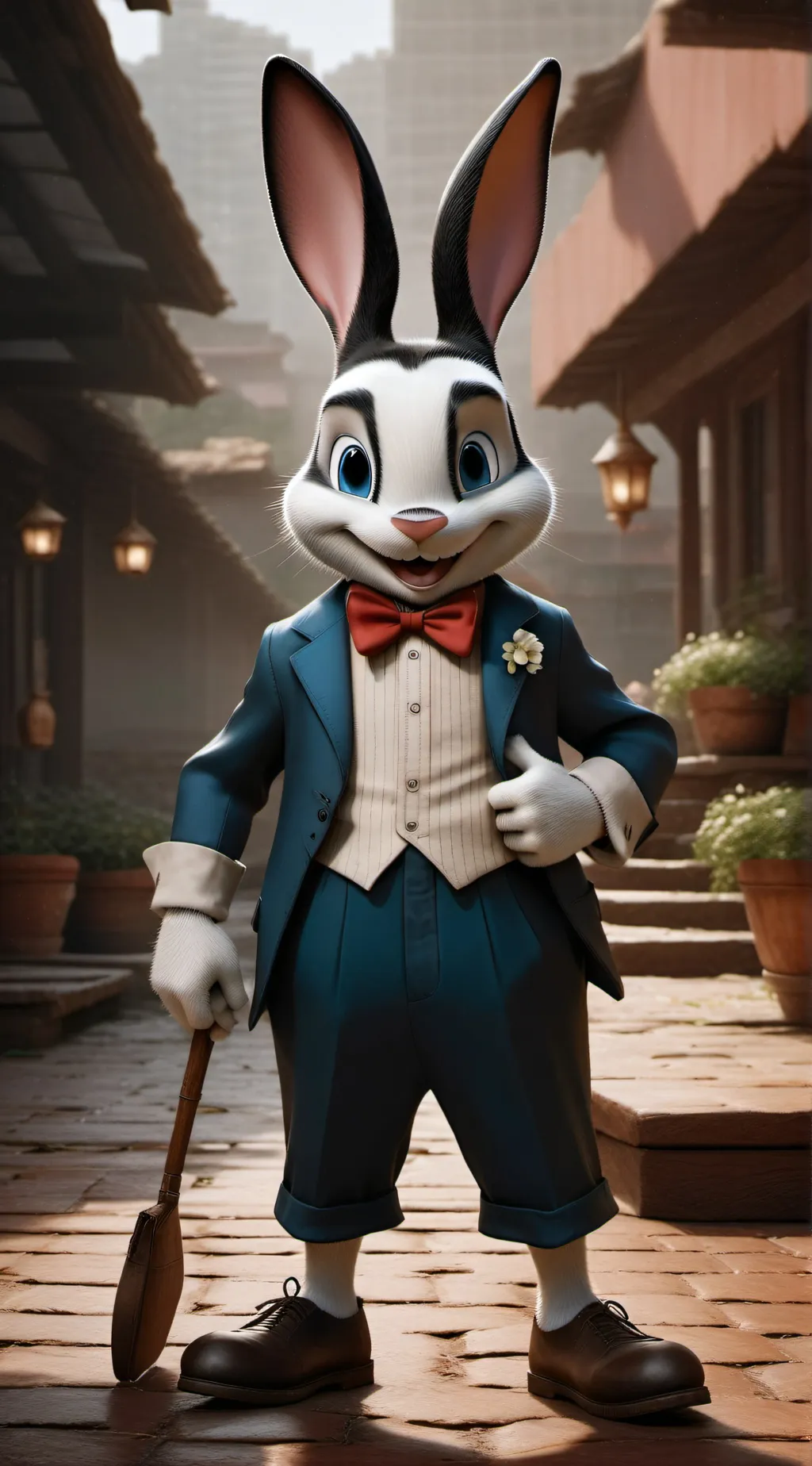 ai character: Oswald  background