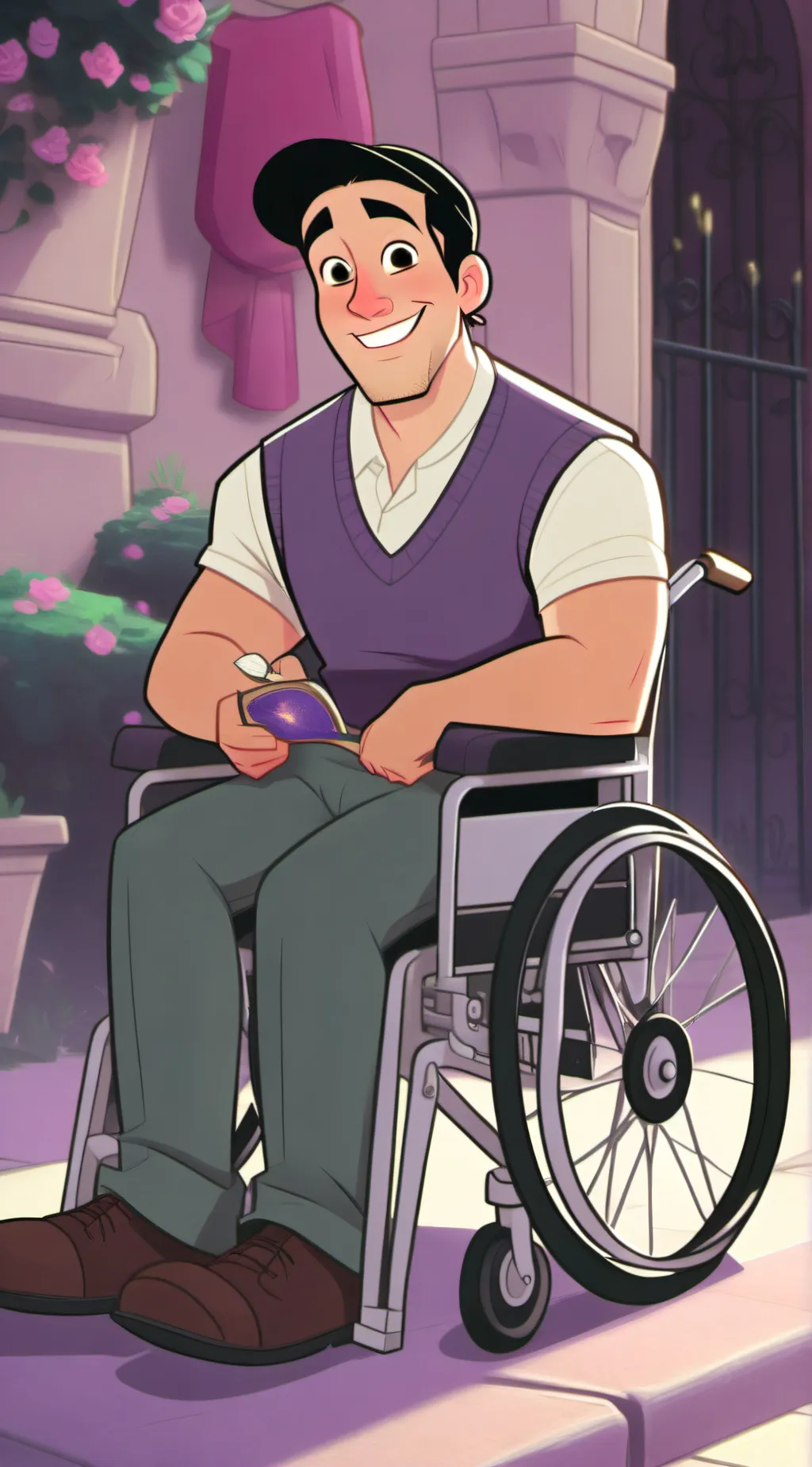 ai character: Joe Swanson  background