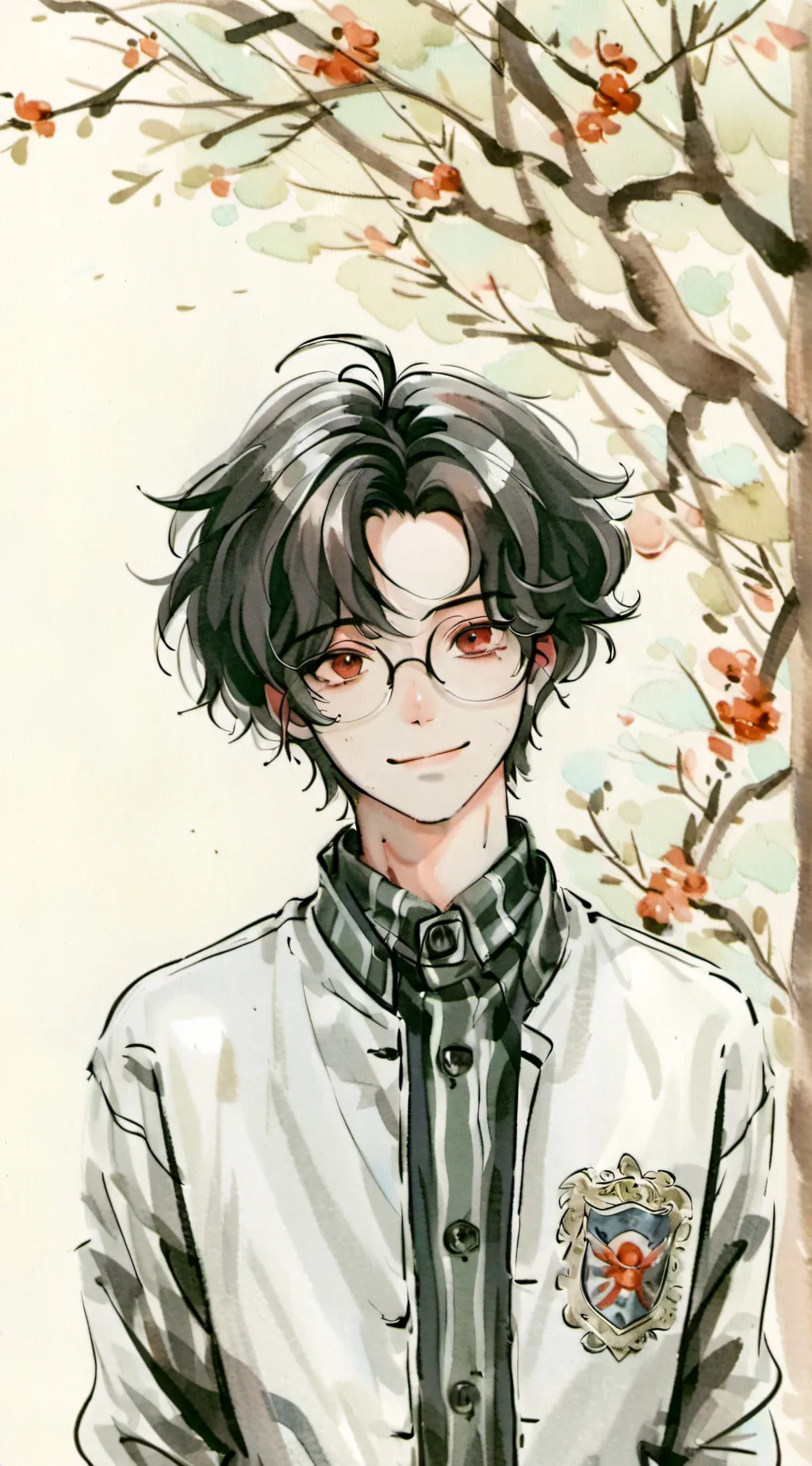ai character: Rim background