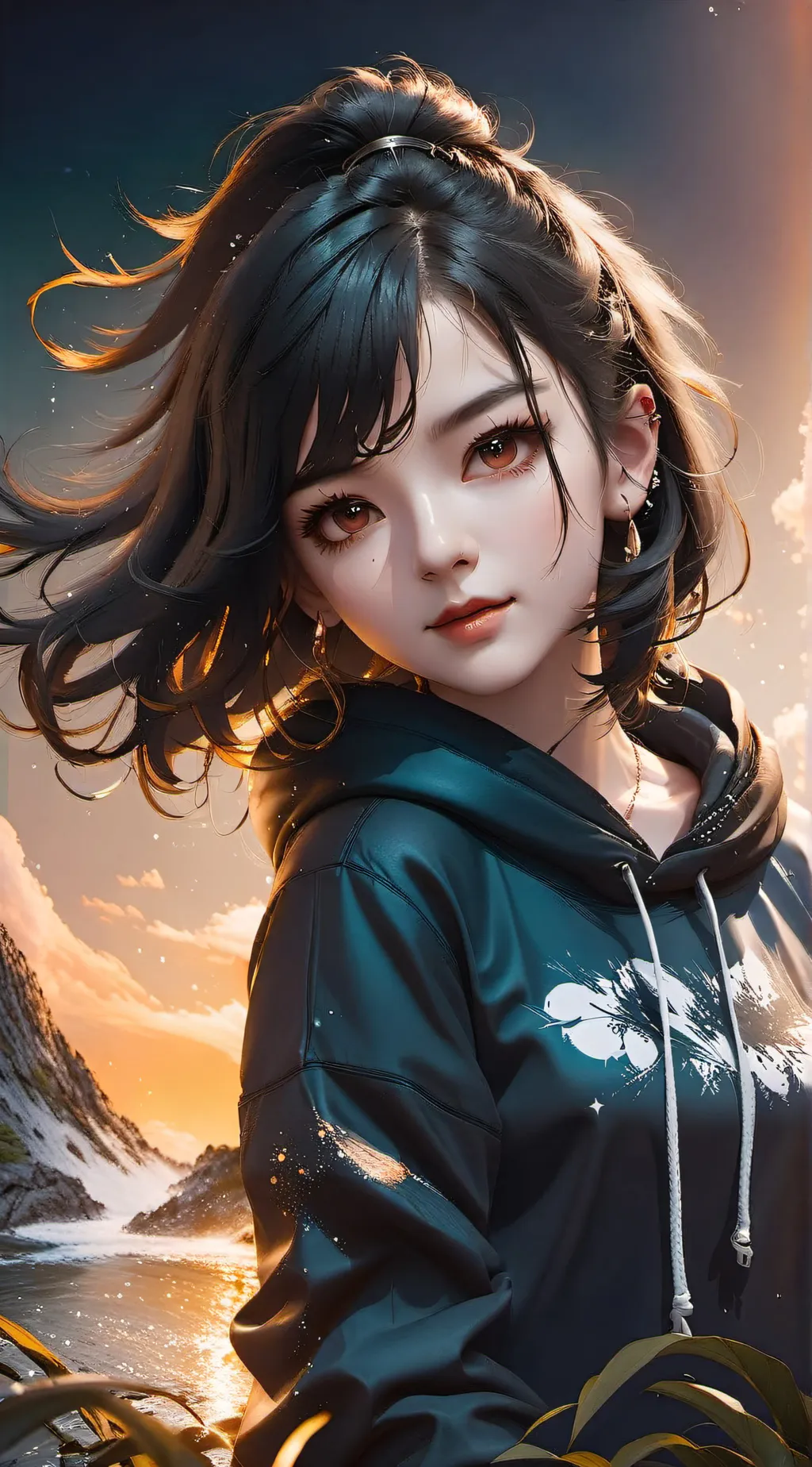 ai character: Ella  background