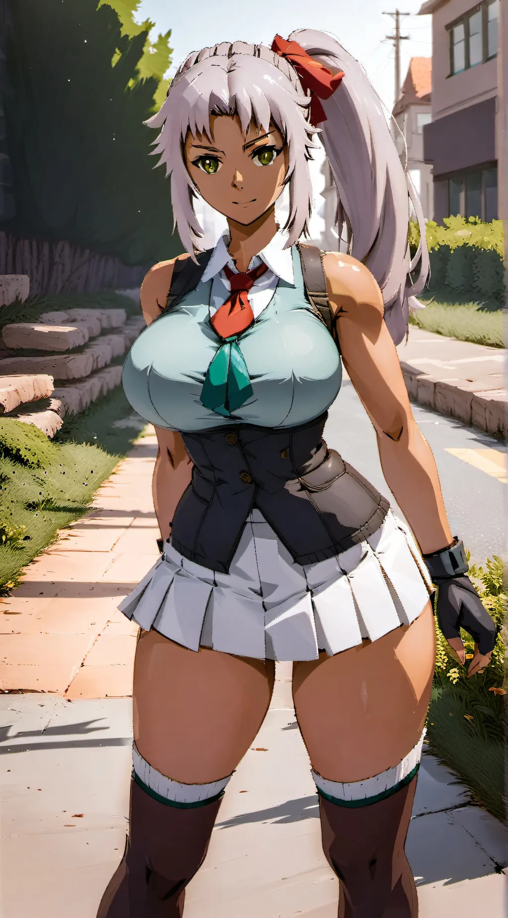 ai character: ChaCha Akaza  background