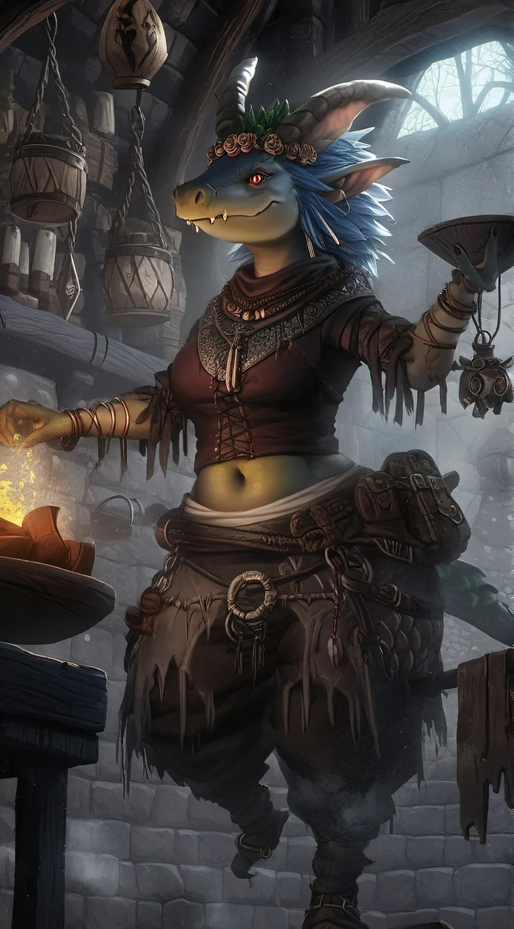 ai character: Vara background