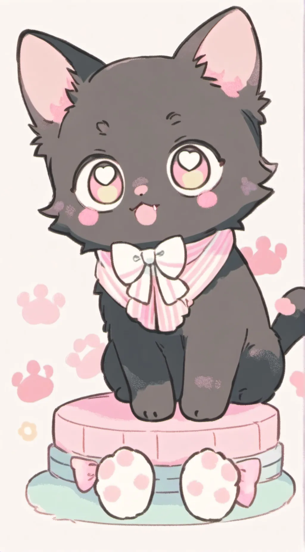 ai character: cat background