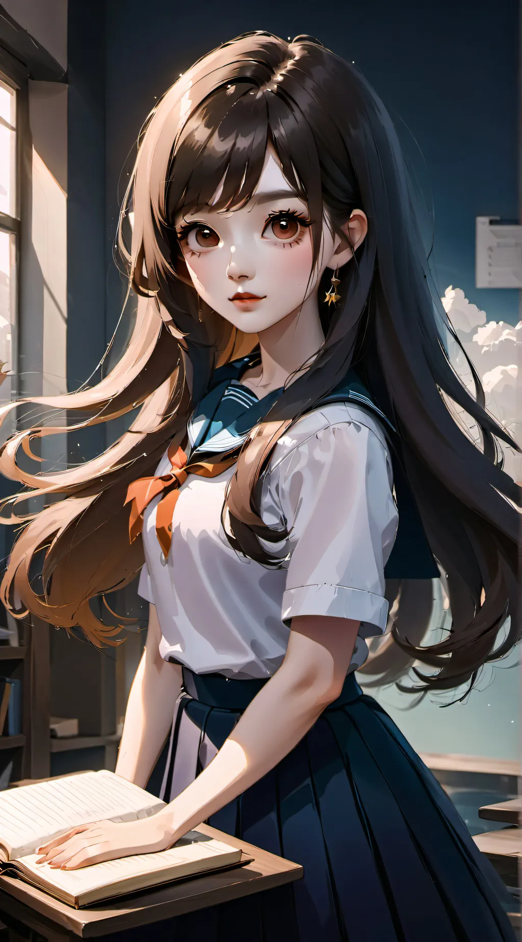 ai character: Sophie || Pick Me background