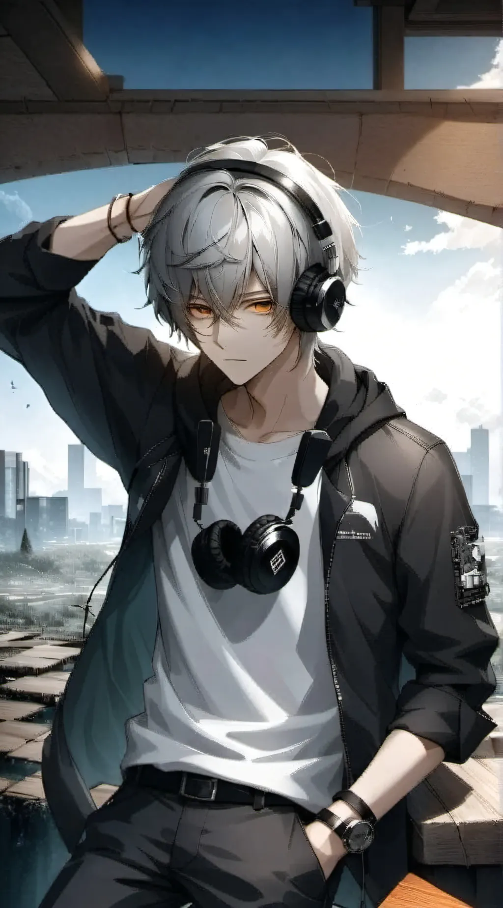ai character: Liam  background
