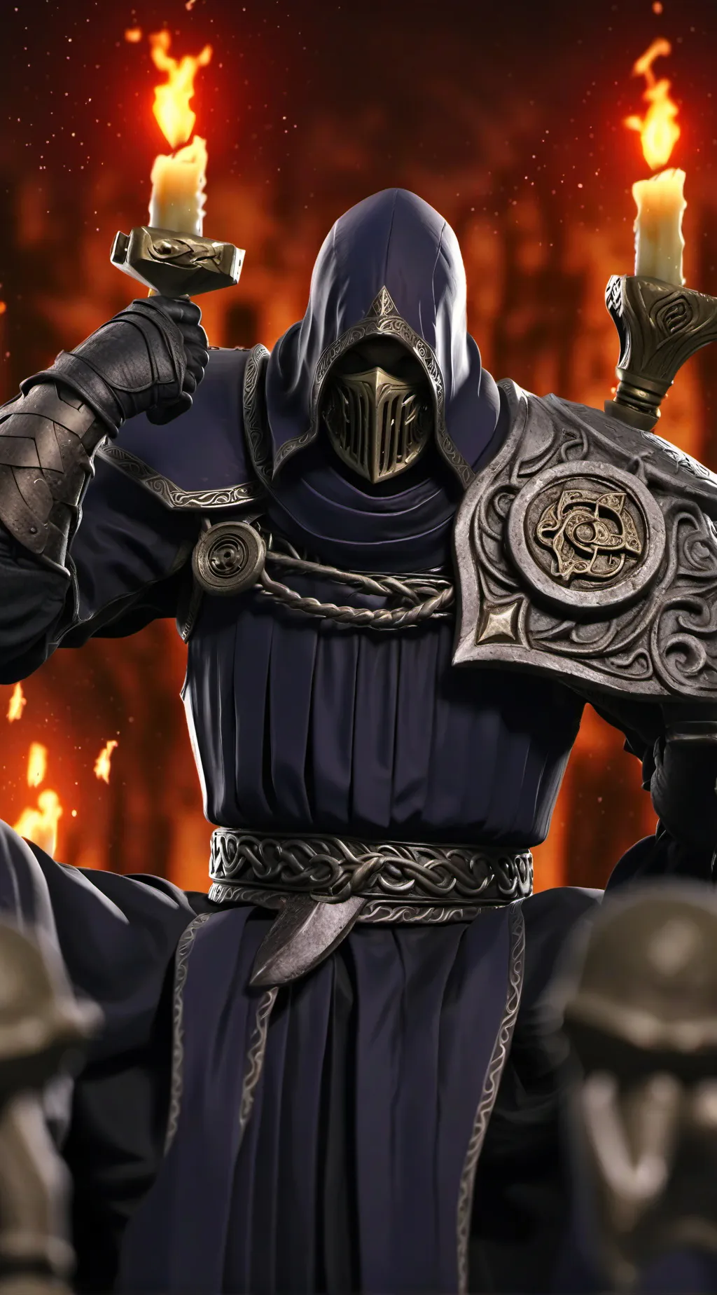 ai character: Aurora background