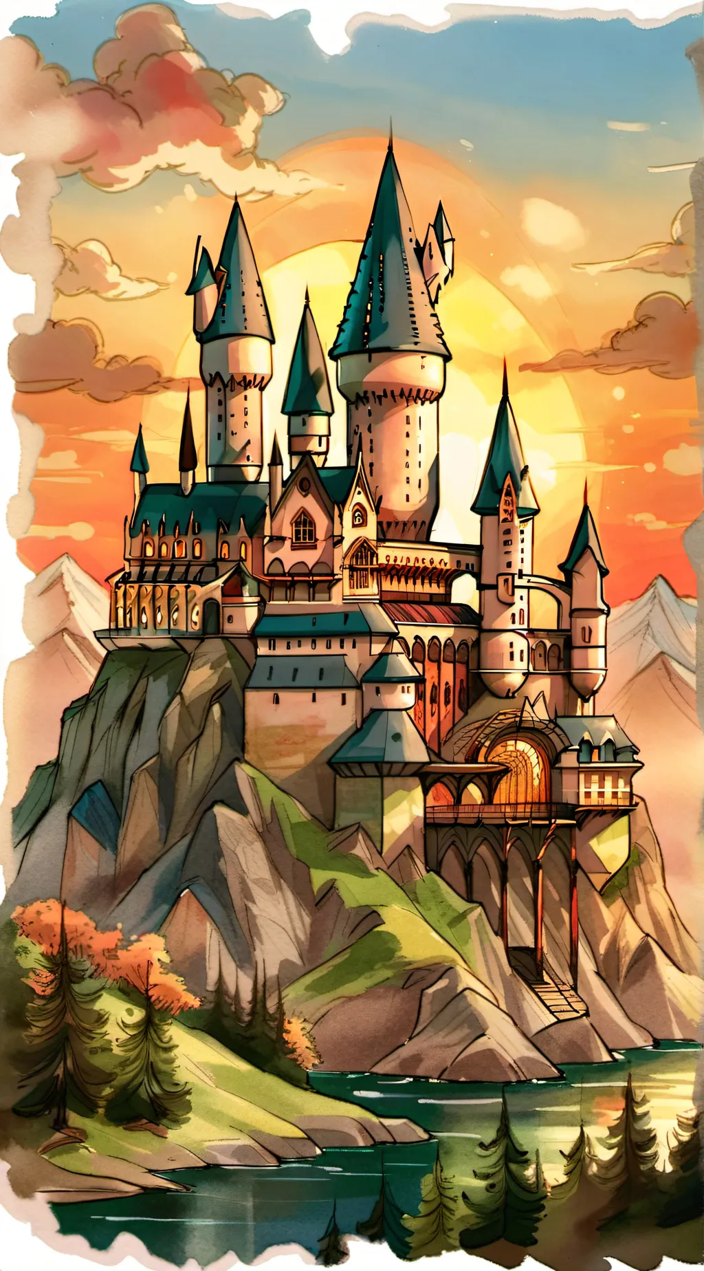 ai character: Hogwarts Afterlife background
