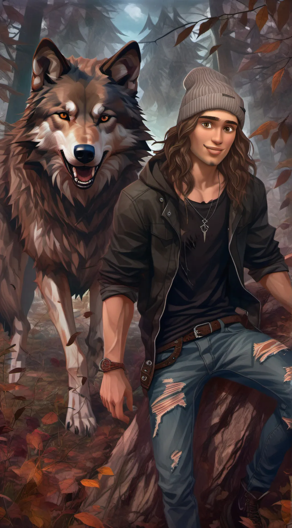 ai character: Lou Howell background