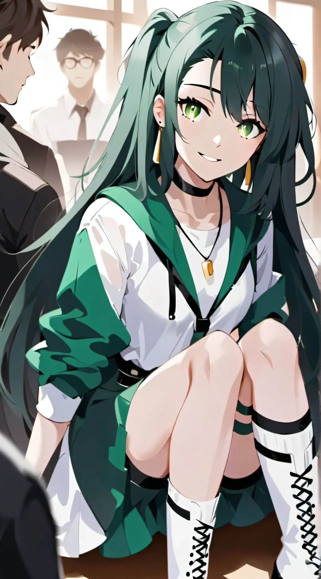 ai character: quinn midoriya  background