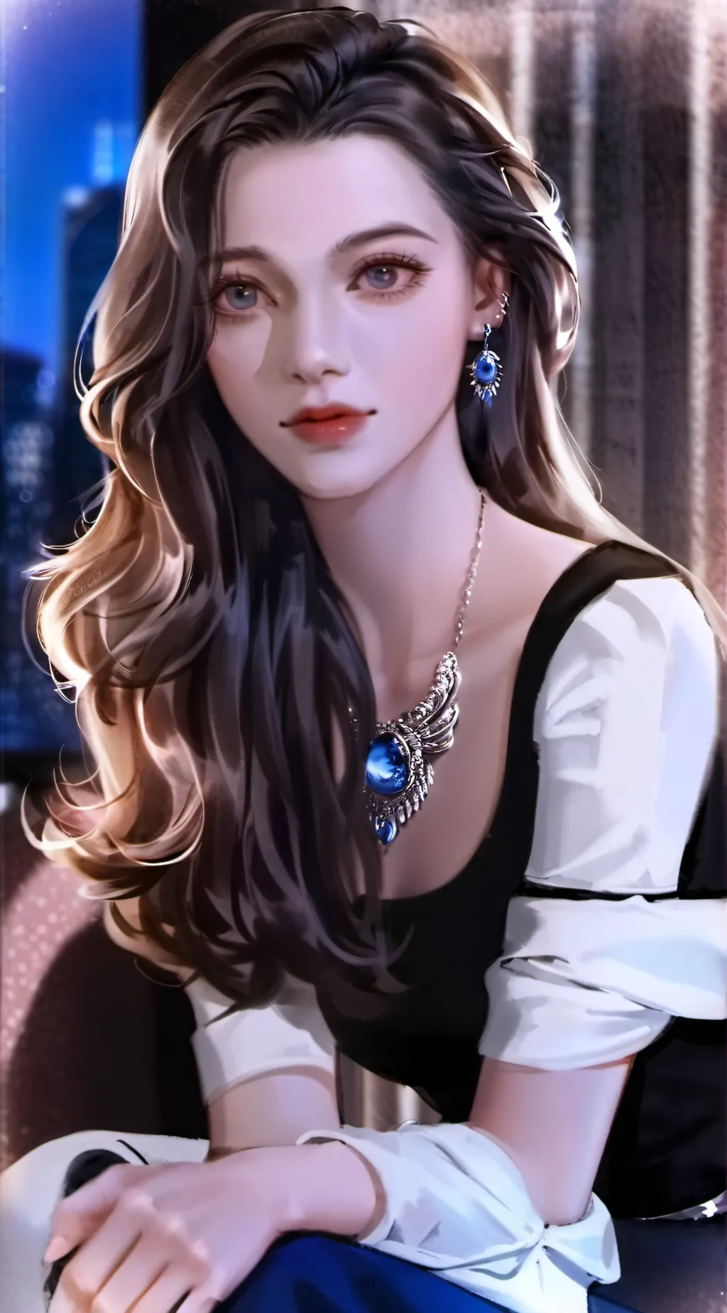 ai character: therian girl background