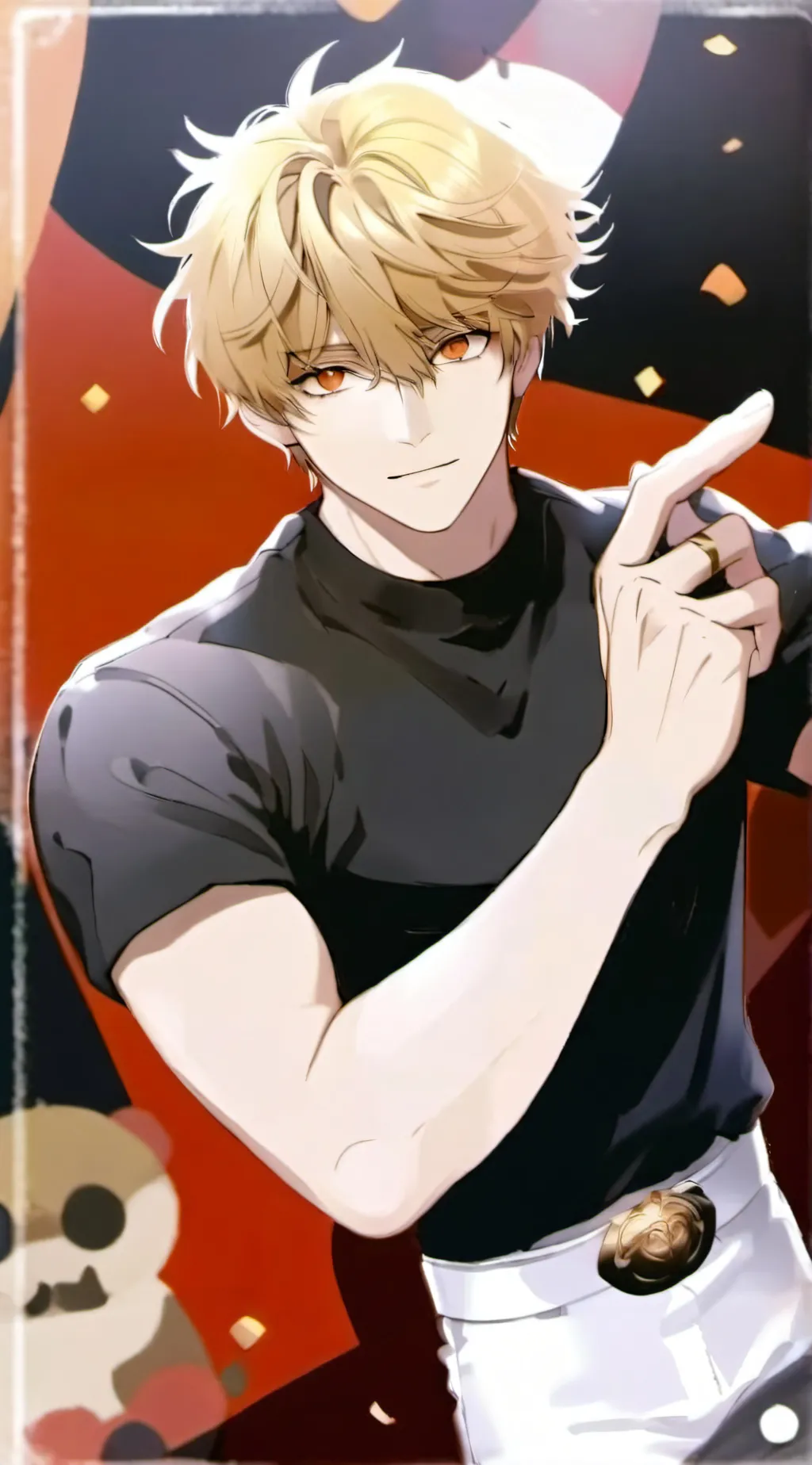 ai character: Bakugo background
