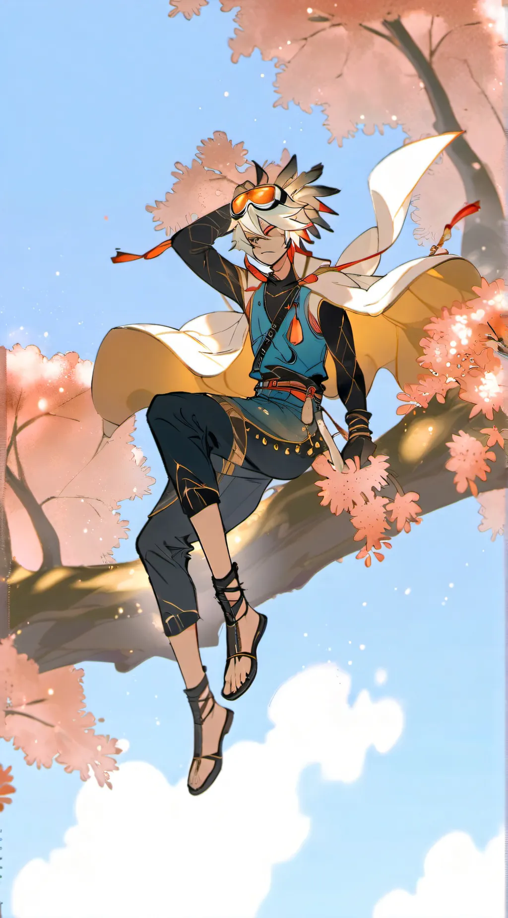 ai character: ozzie and fizzy  background