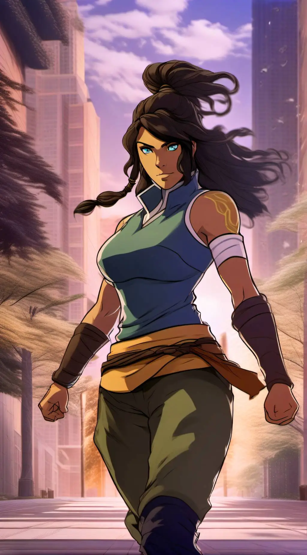 ai character: Korra background