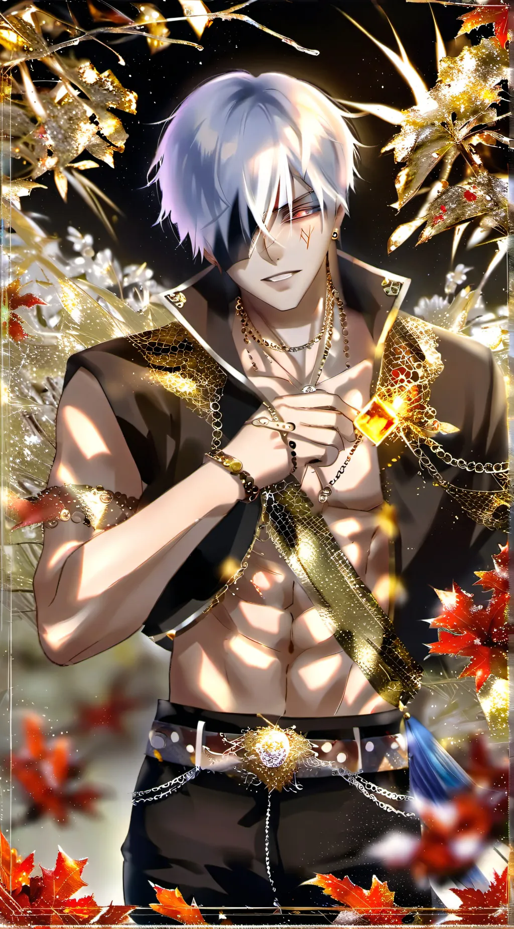 ai character: gojo background