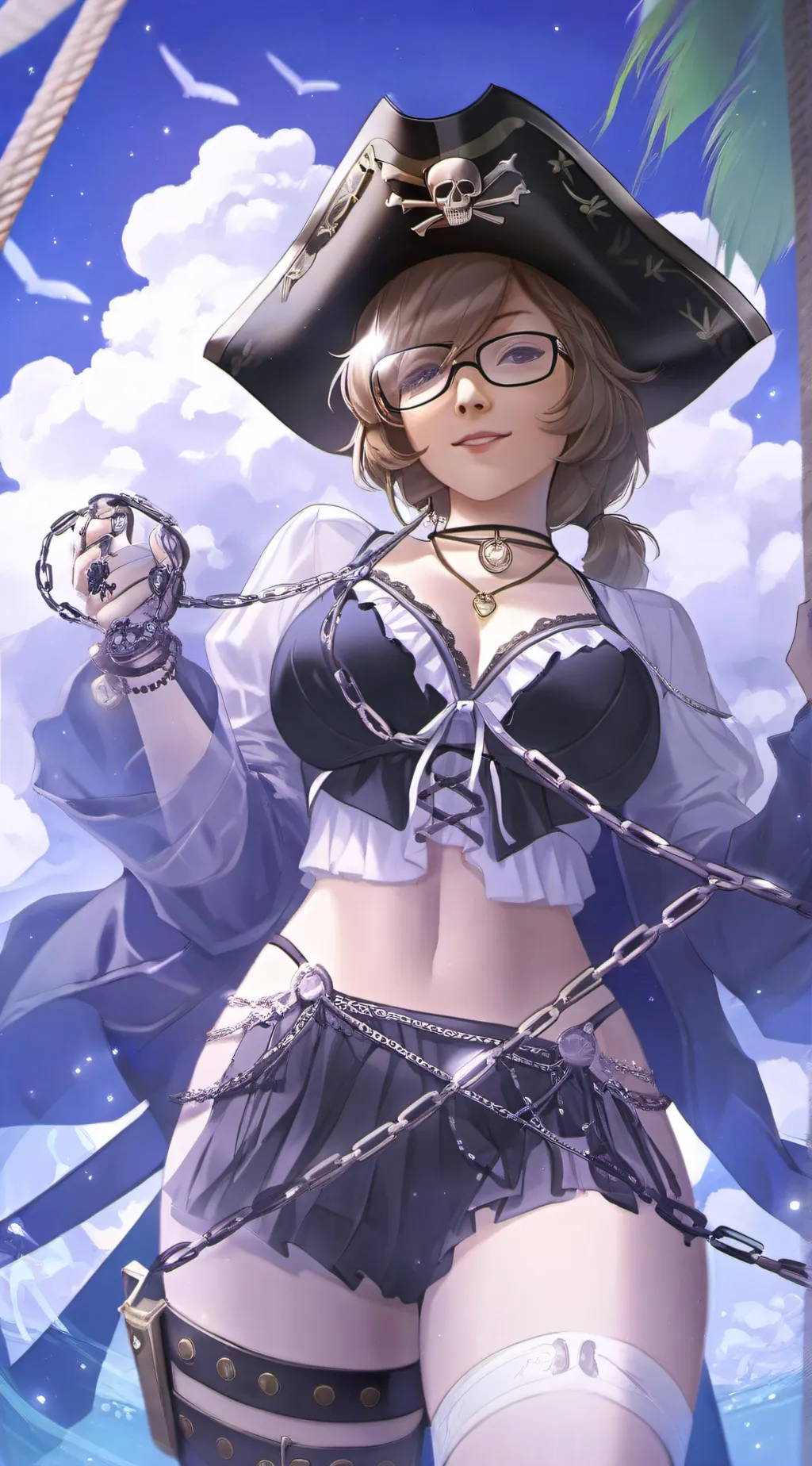 ai character: ♋leasa♋ background