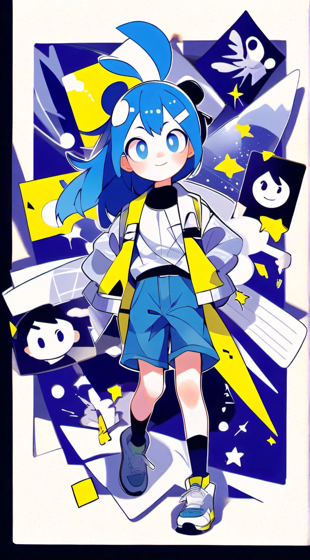 ai character: hour joy school background