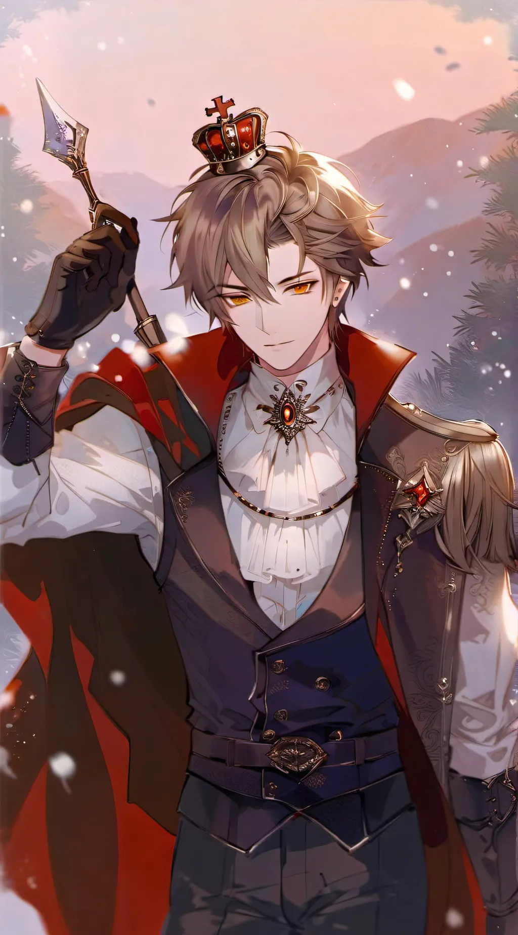 ai character: - Prince Axel- background