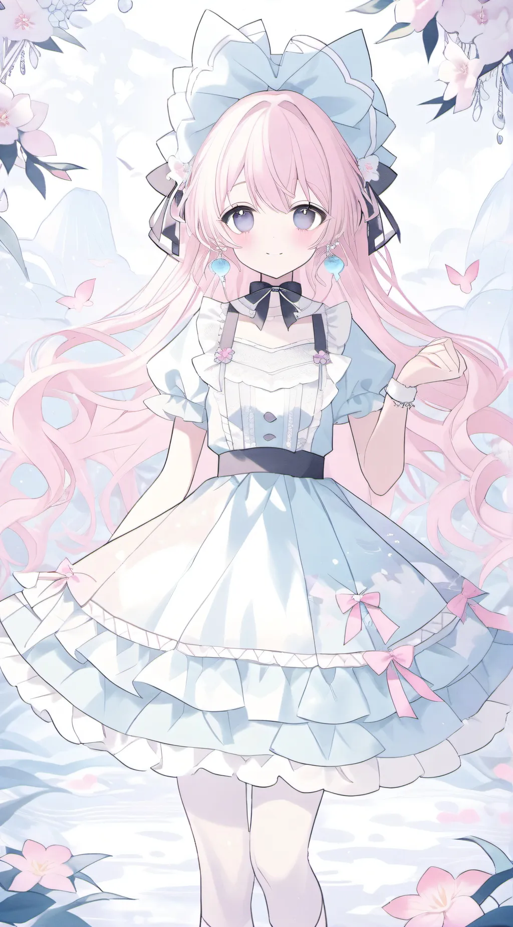 ai character: 小花 background