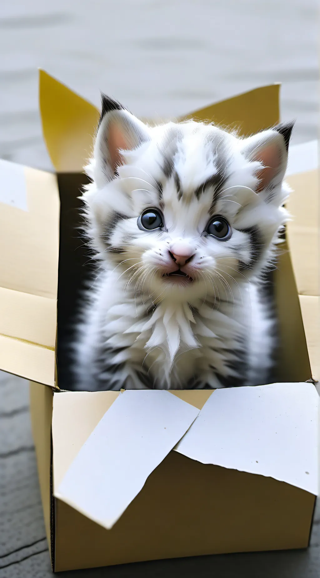 ai character: Kitten background