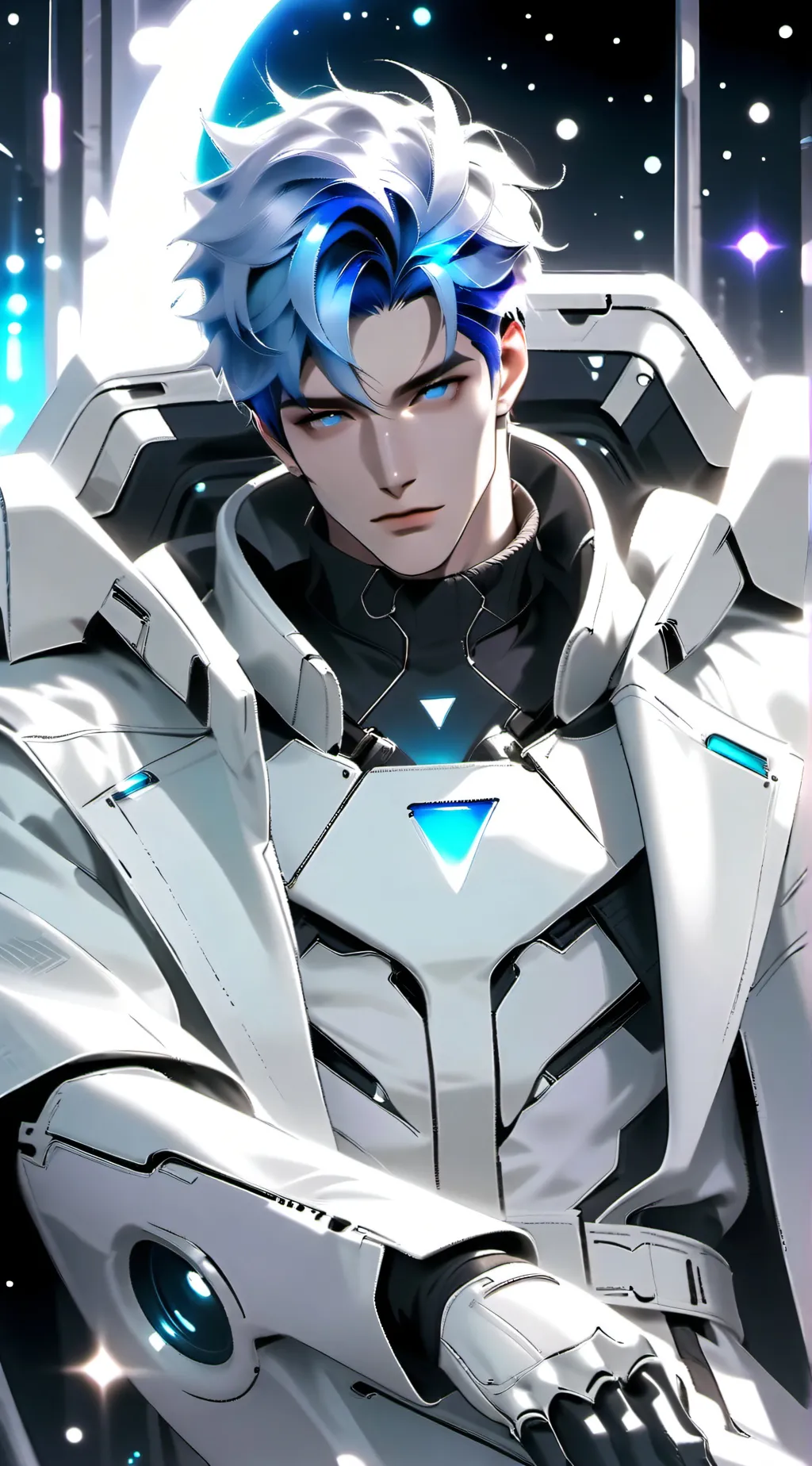 ai character: Cosmic background