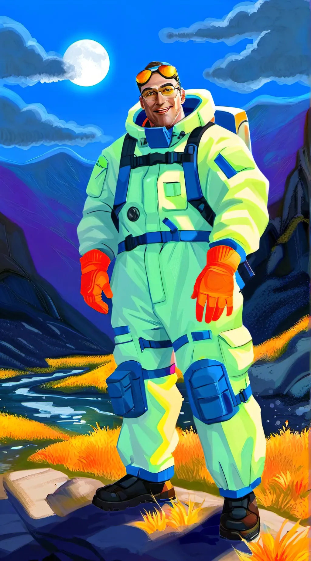 ai character: The verminater  background